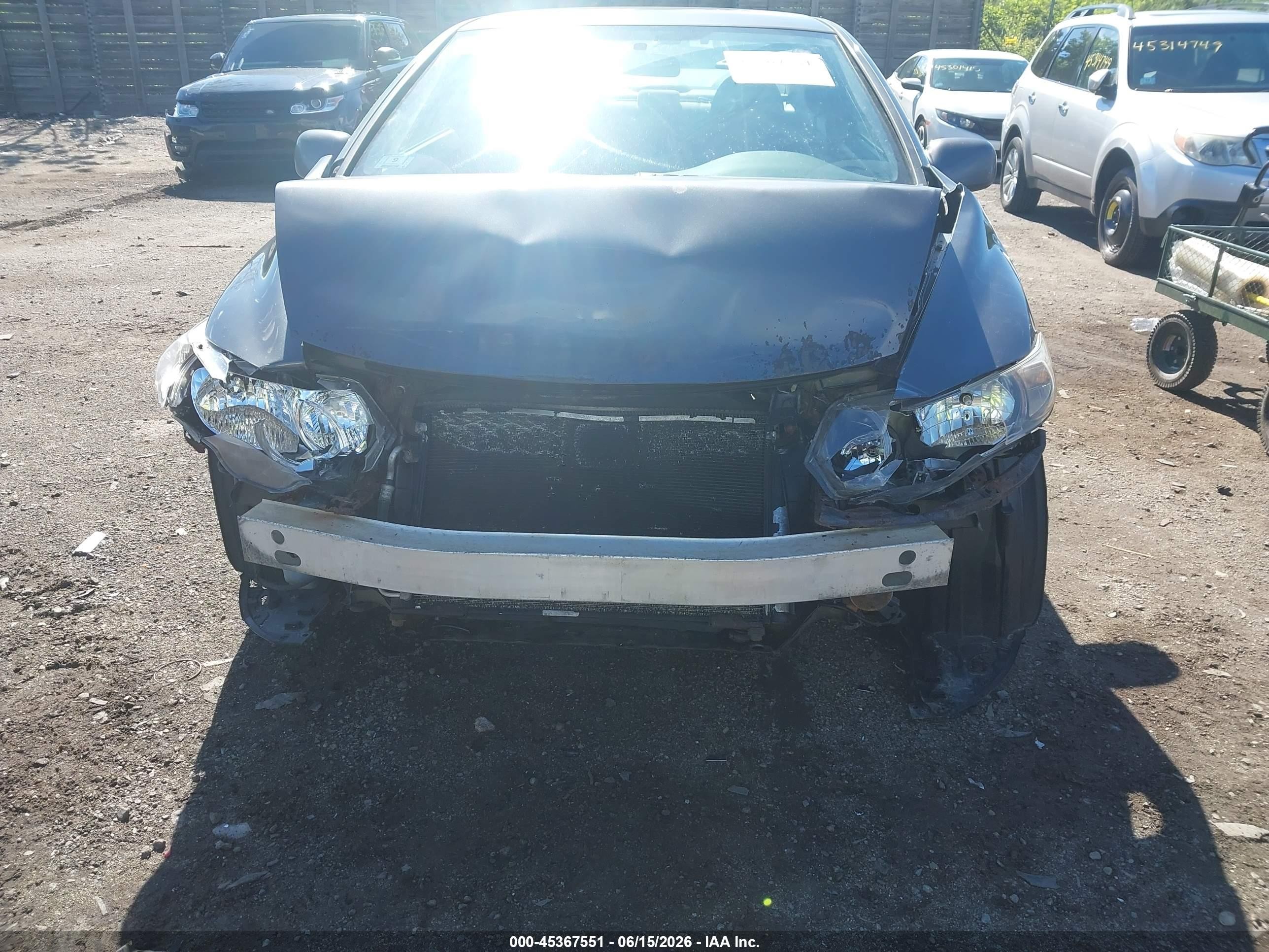 2010 Honda Civic Lx Gray vin: 2HGFG1B60AH535227