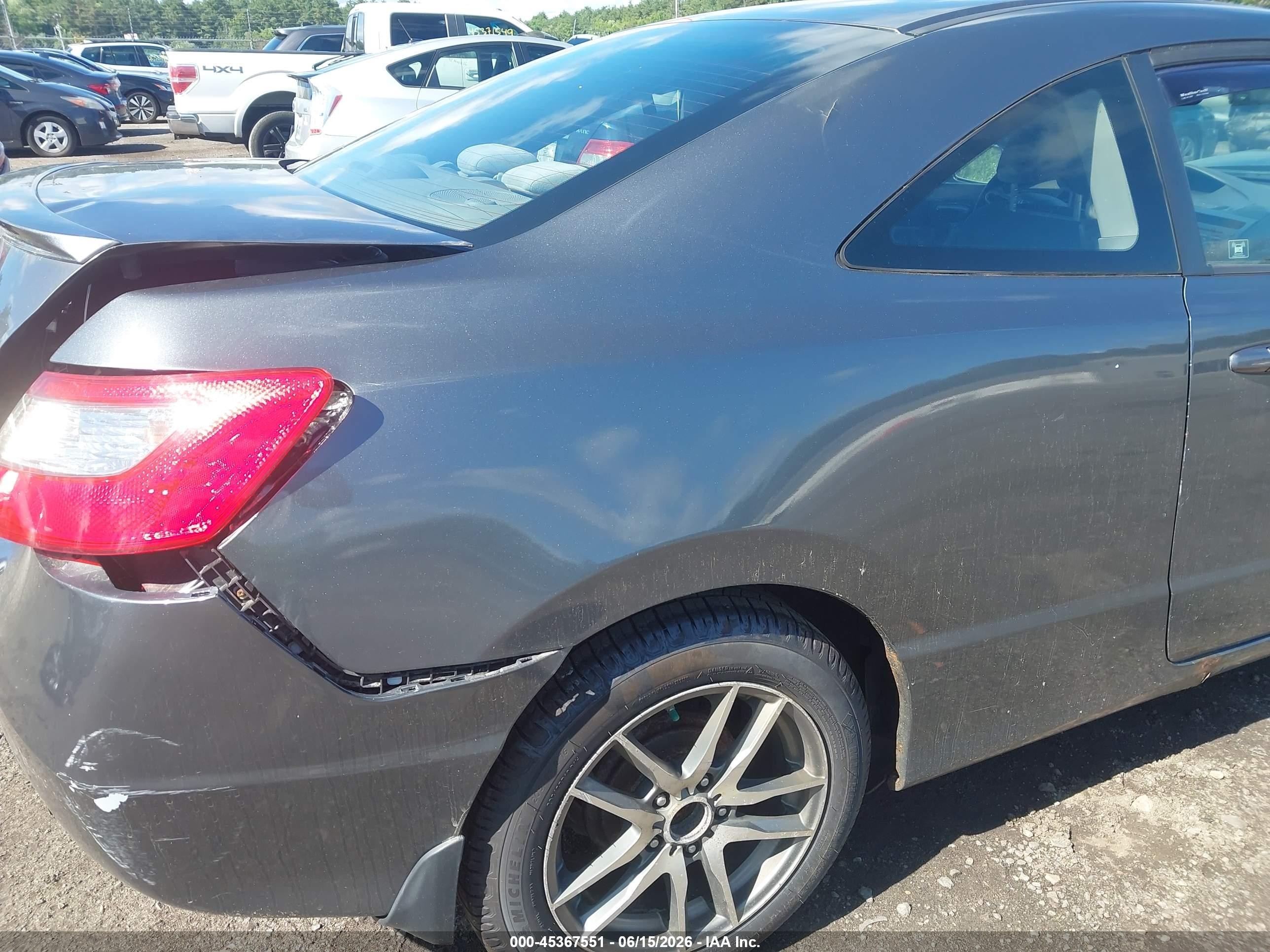 2010 Honda Civic Lx Gray vin: 2HGFG1B60AH535227