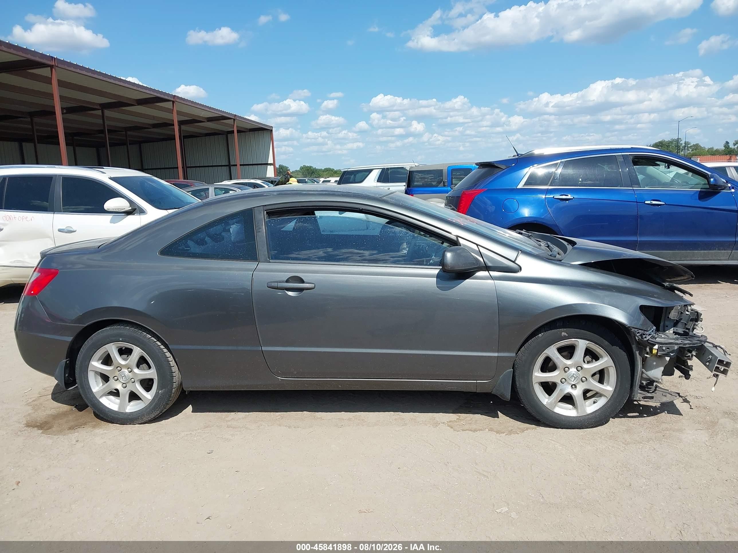 2010 Honda Civic Lx Gray vin: 2HGFG1B60AH537723