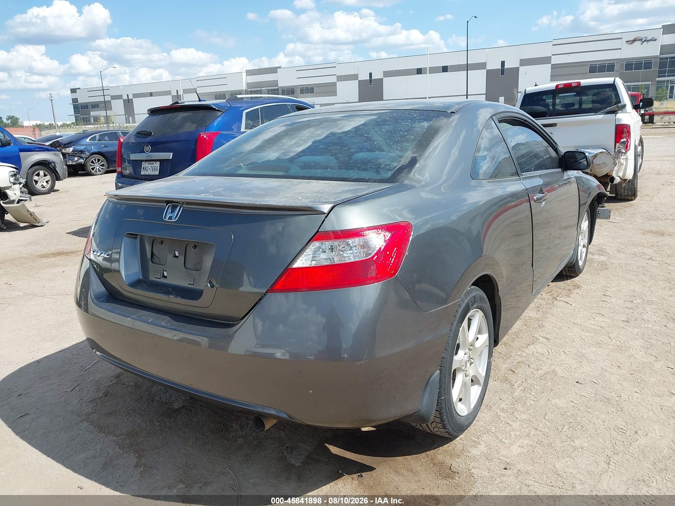 2010 Honda Civic Lx Gray vin: 2HGFG1B60AH537723