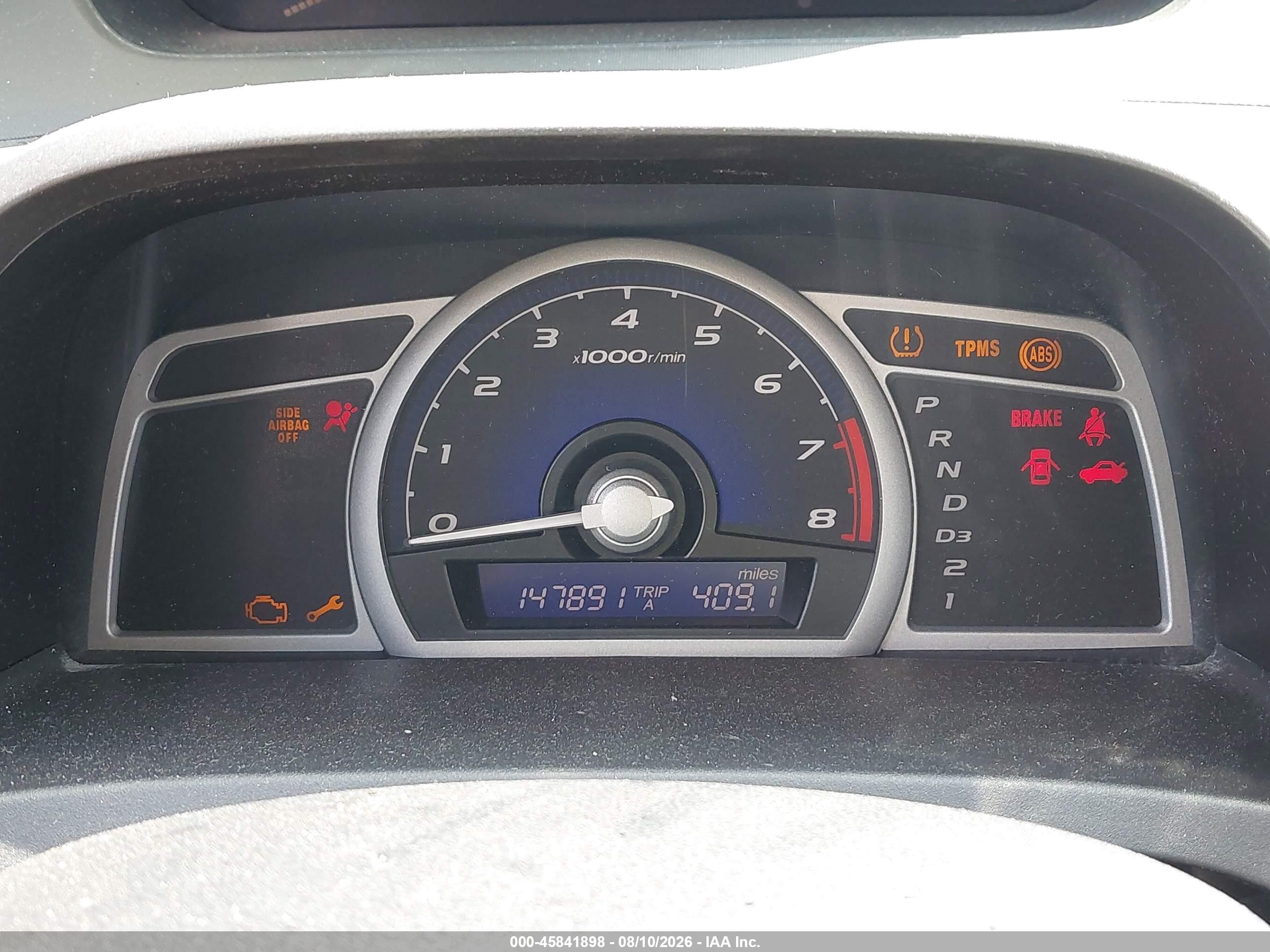 2010 Honda Civic Lx Gray vin: 2HGFG1B60AH537723