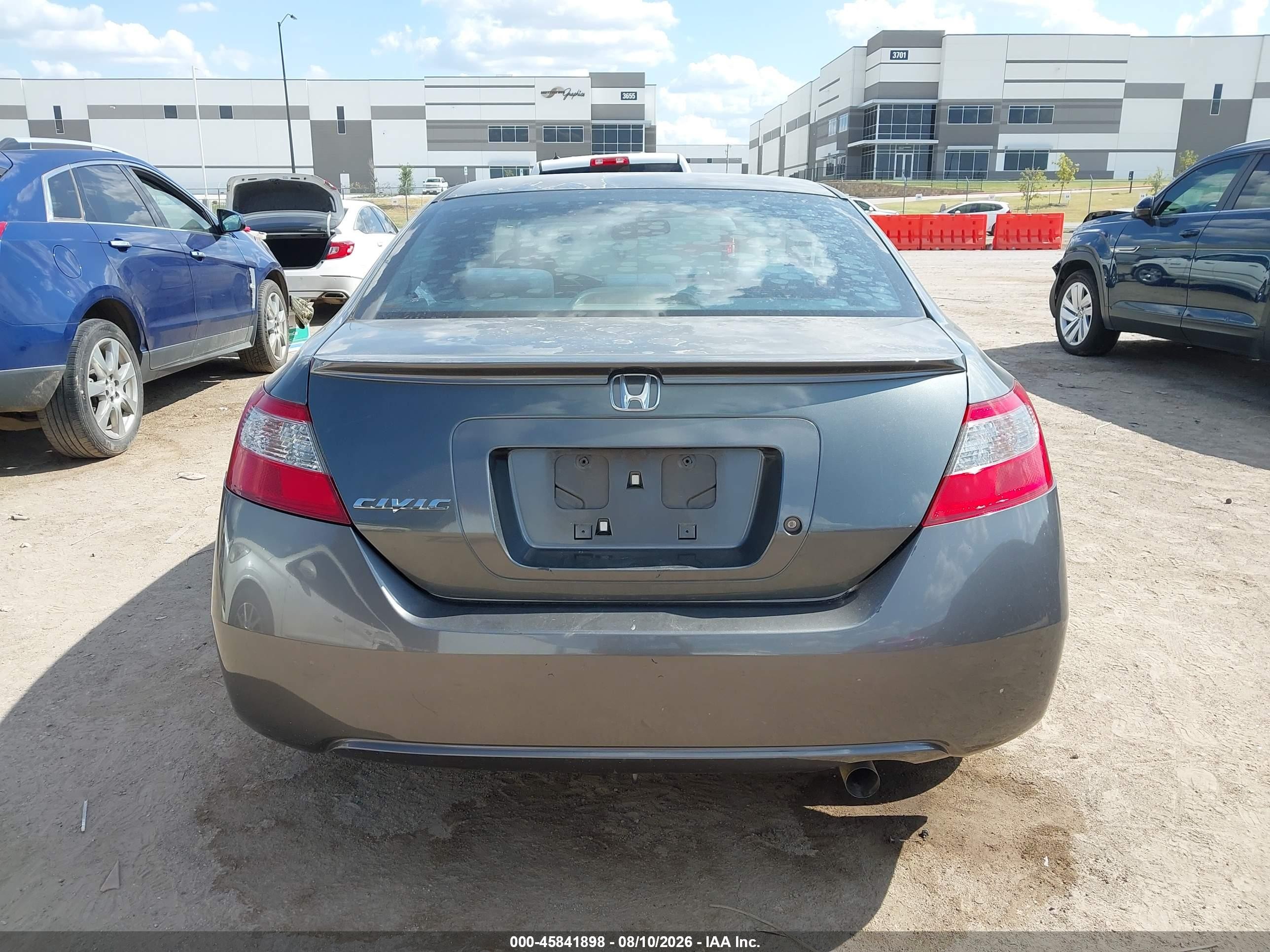 2010 Honda Civic Lx Gray vin: 2HGFG1B60AH537723