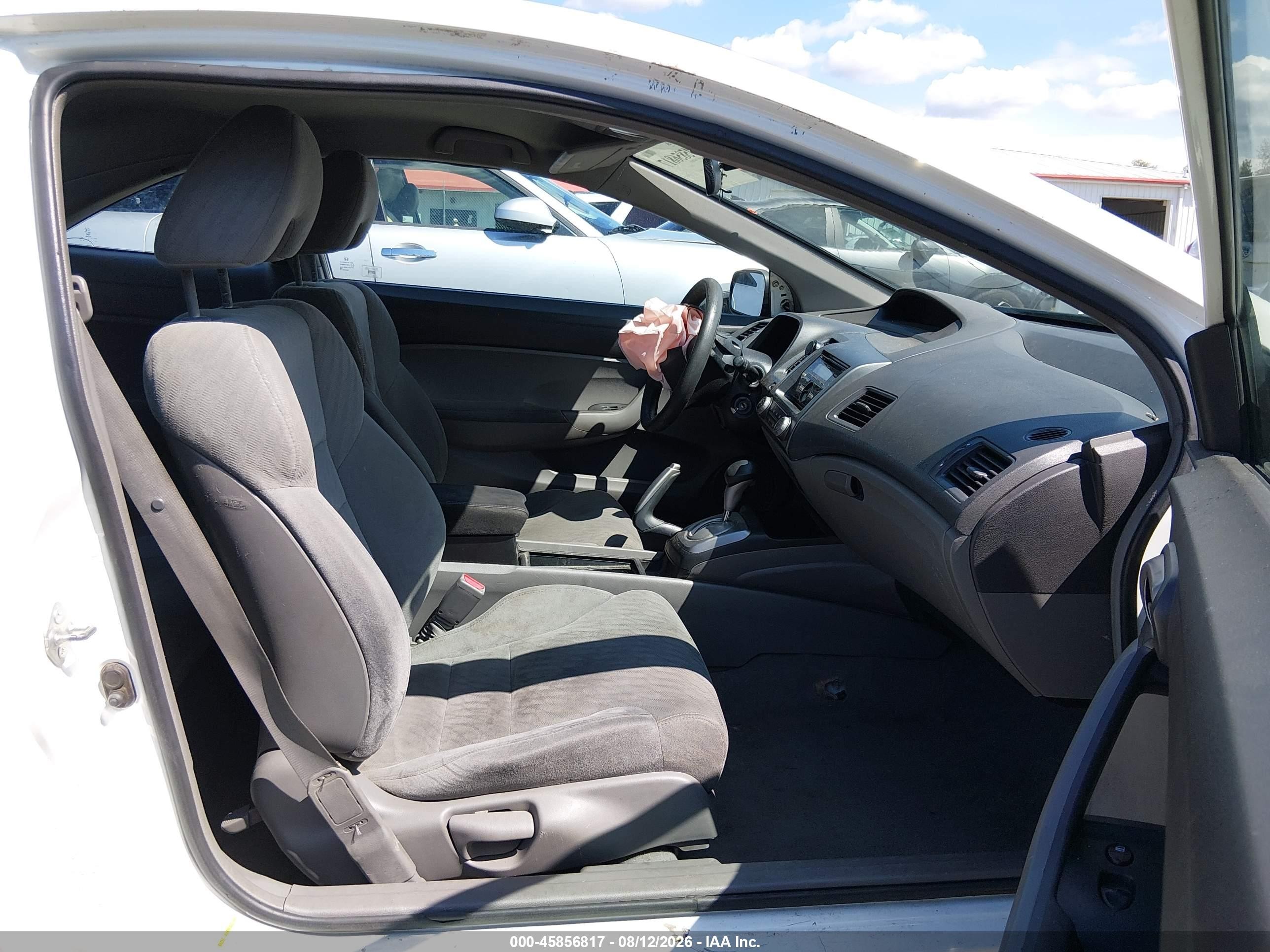 2011 Honda Civic Lx White vin: 2HGFG1B60BH503007
