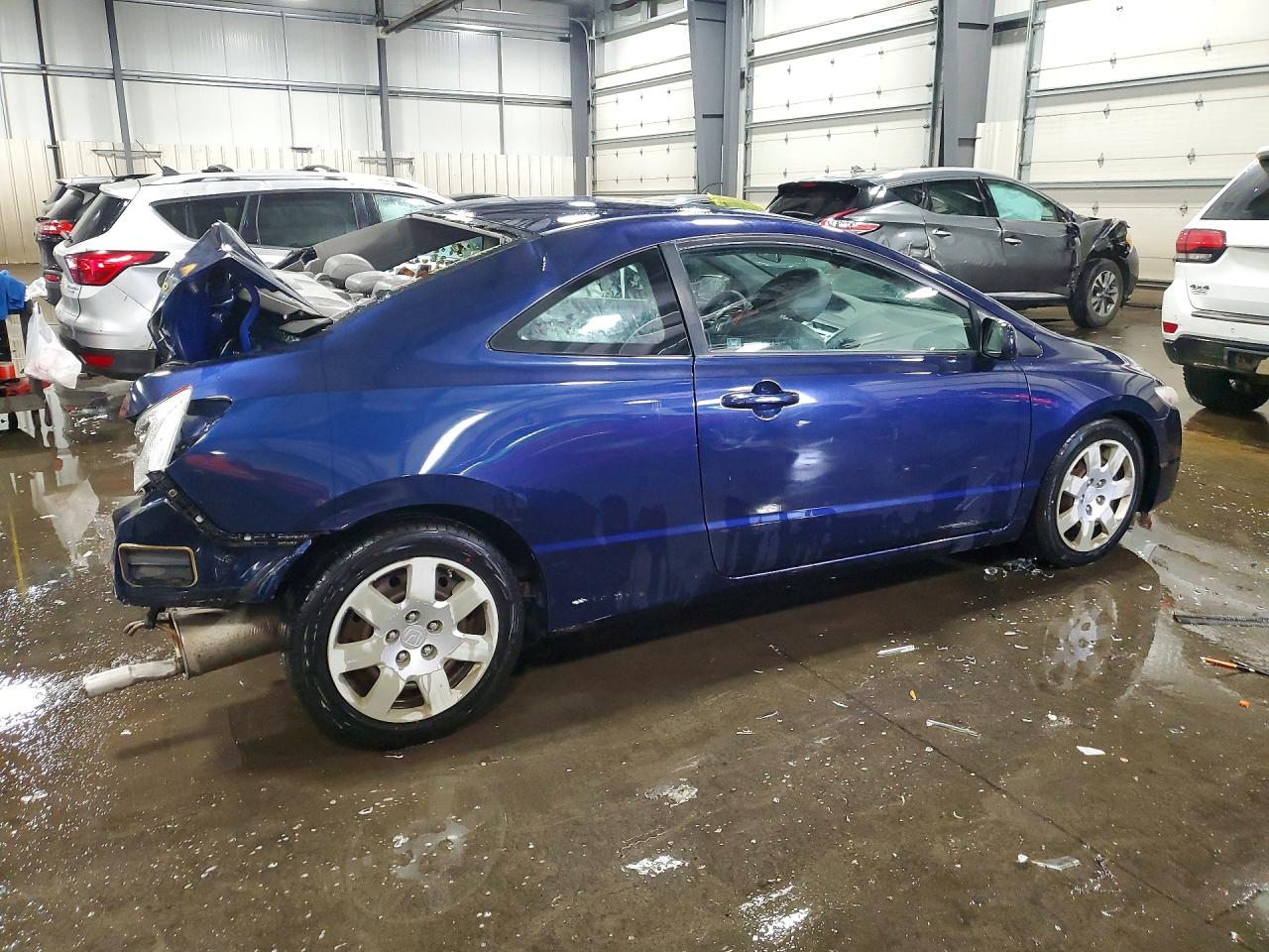 2011 Honda Civic Lx Blue vin: 2HGFG1B60BH506795