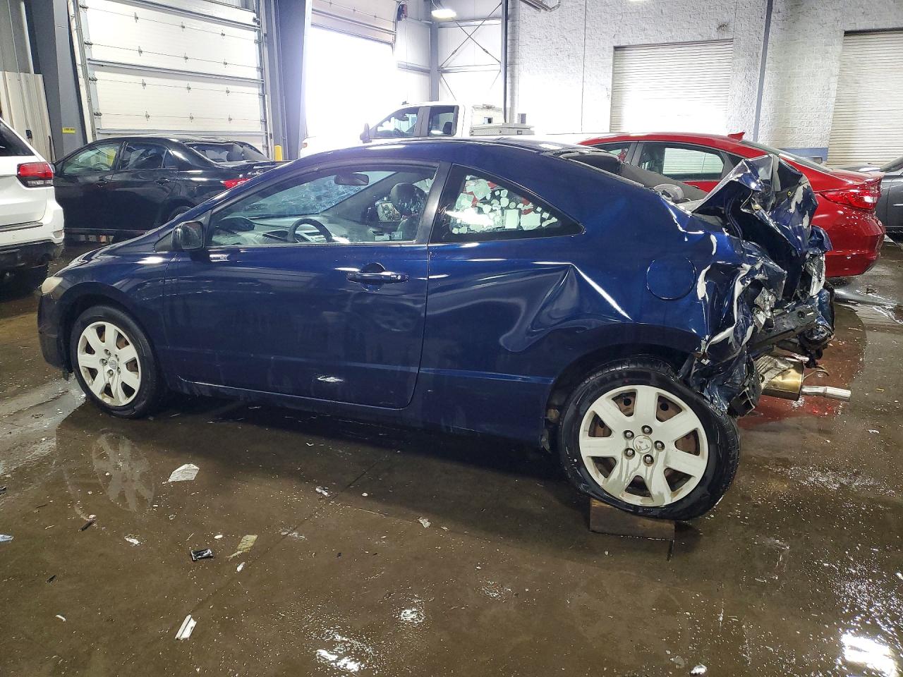 2011 Honda Civic Lx Blue vin: 2HGFG1B60BH506795