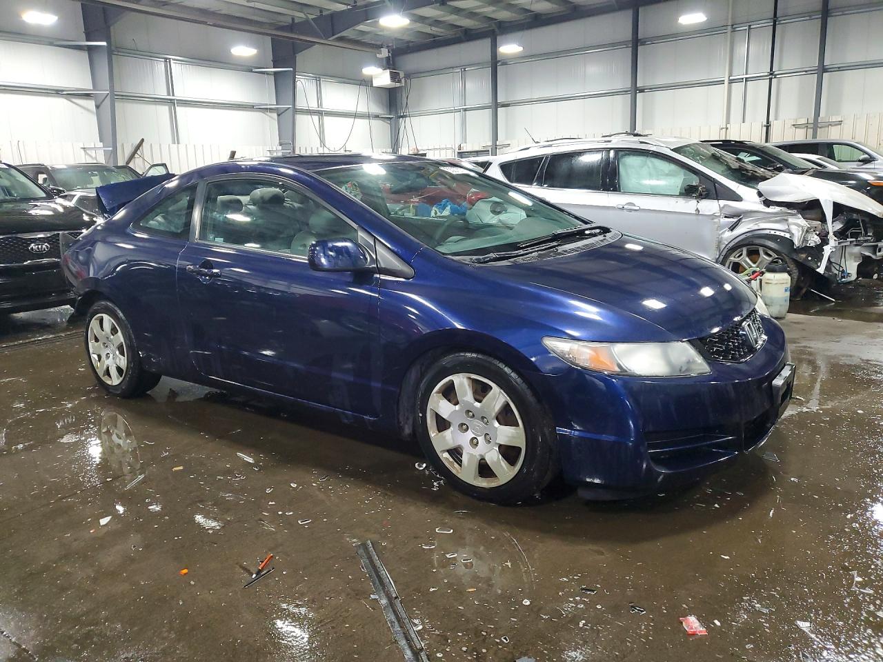 2011 Honda Civic Lx Blue vin: 2HGFG1B60BH506795