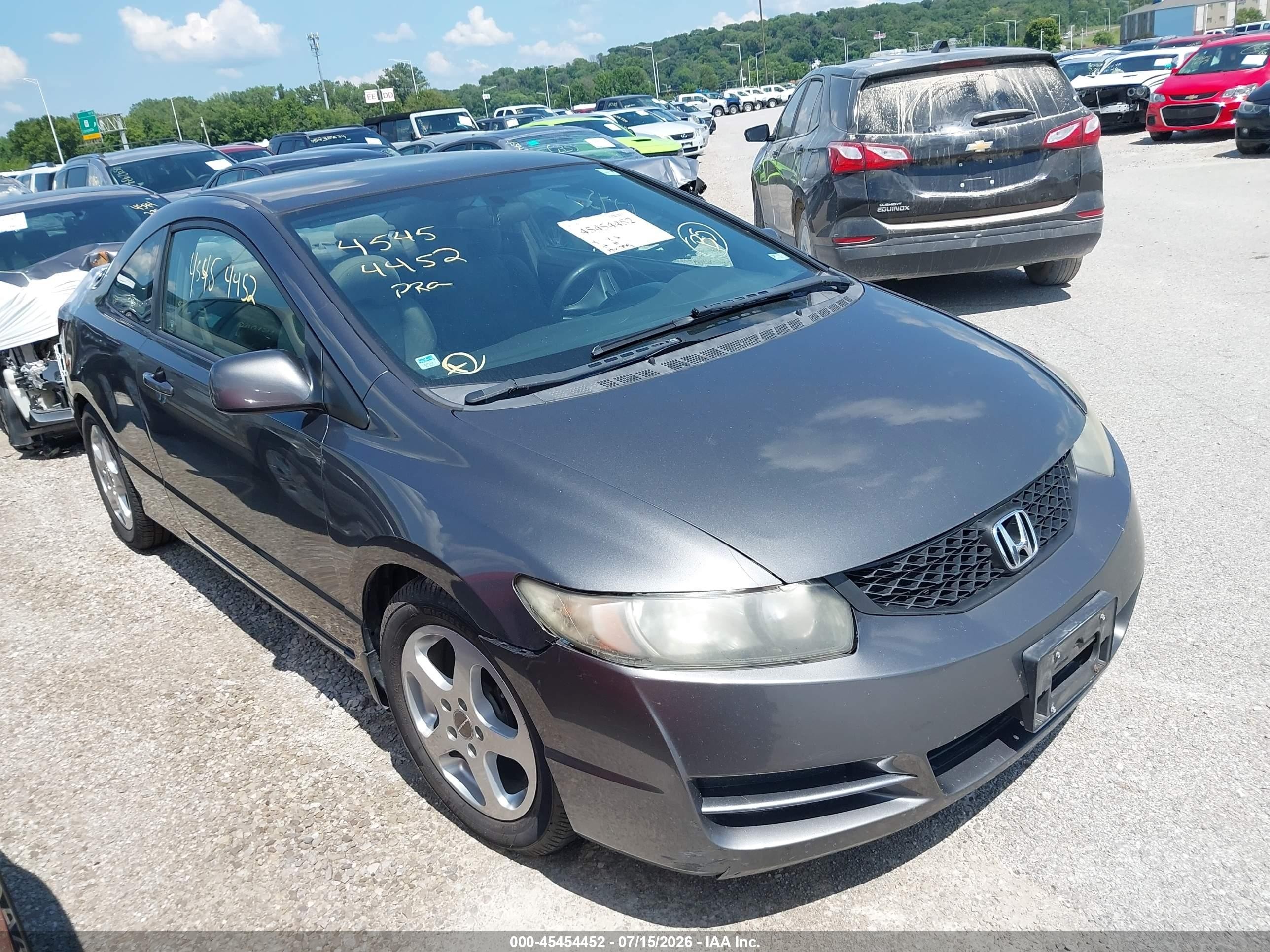 2011 Honda Civic Lx Gray vin: 2HGFG1B61BH503467