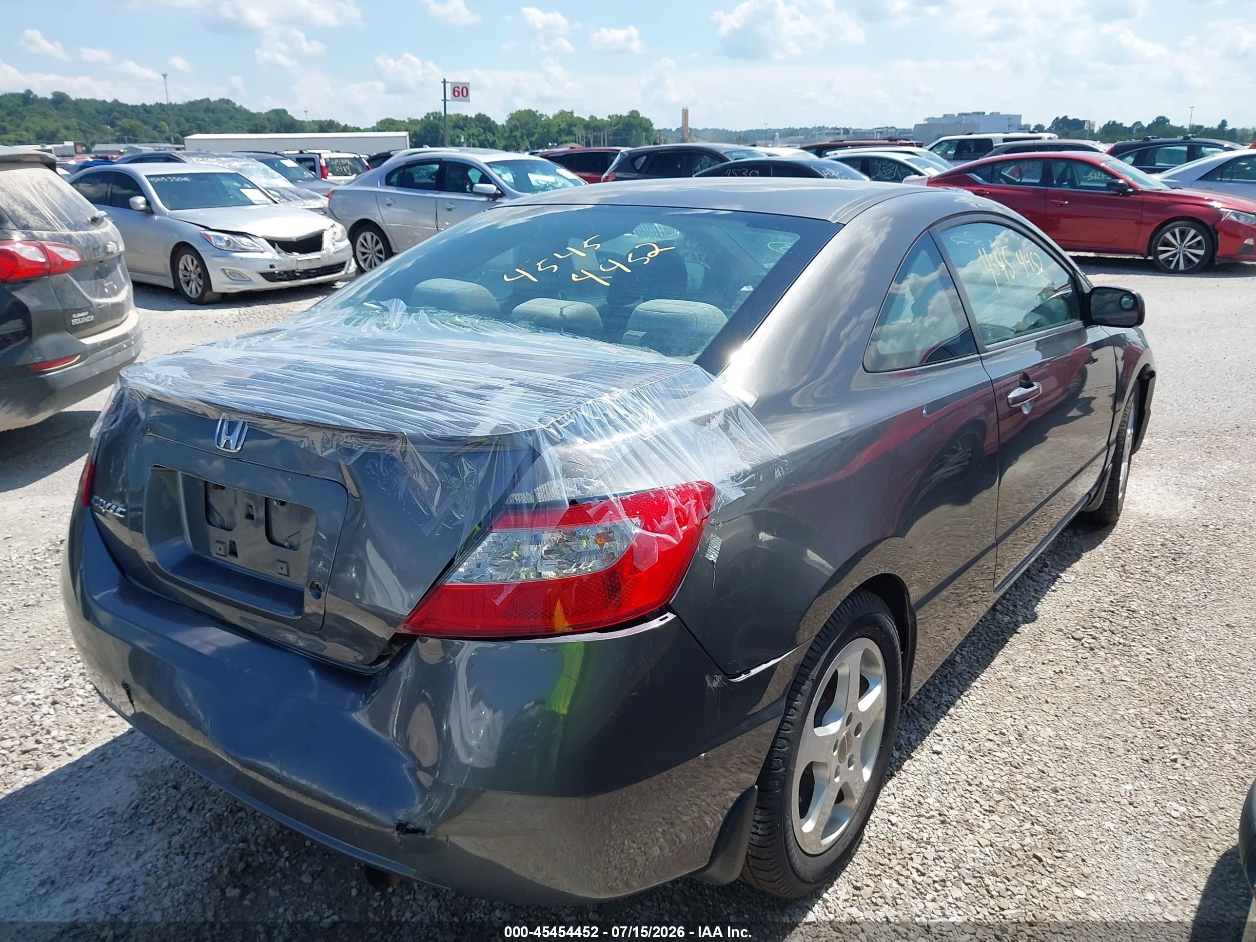 2011 Honda Civic Lx Gray vin: 2HGFG1B61BH503467
