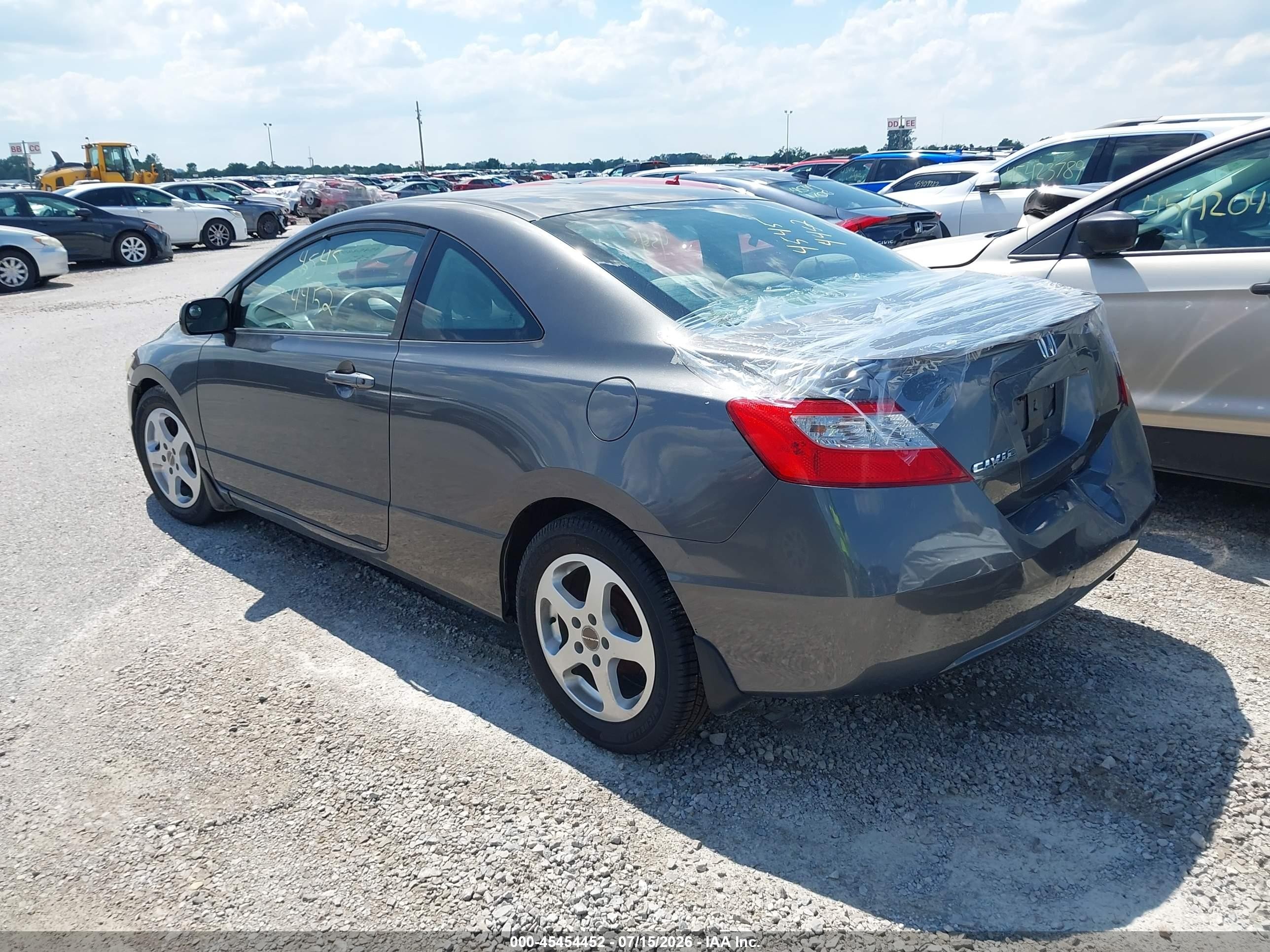 2011 Honda Civic Lx Gray vin: 2HGFG1B61BH503467