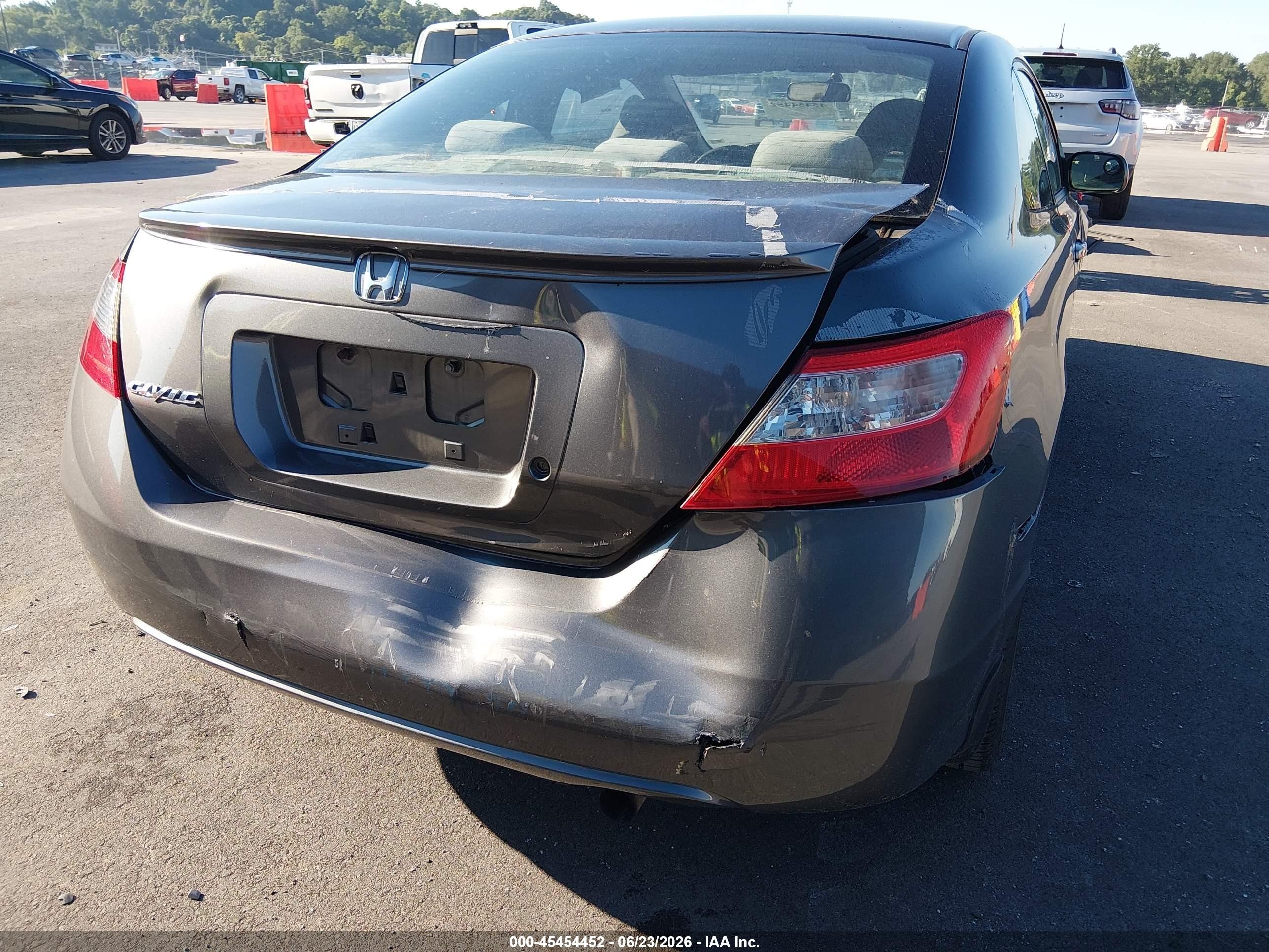 2011 Honda Civic Lx Gray vin: 2HGFG1B61BH503467