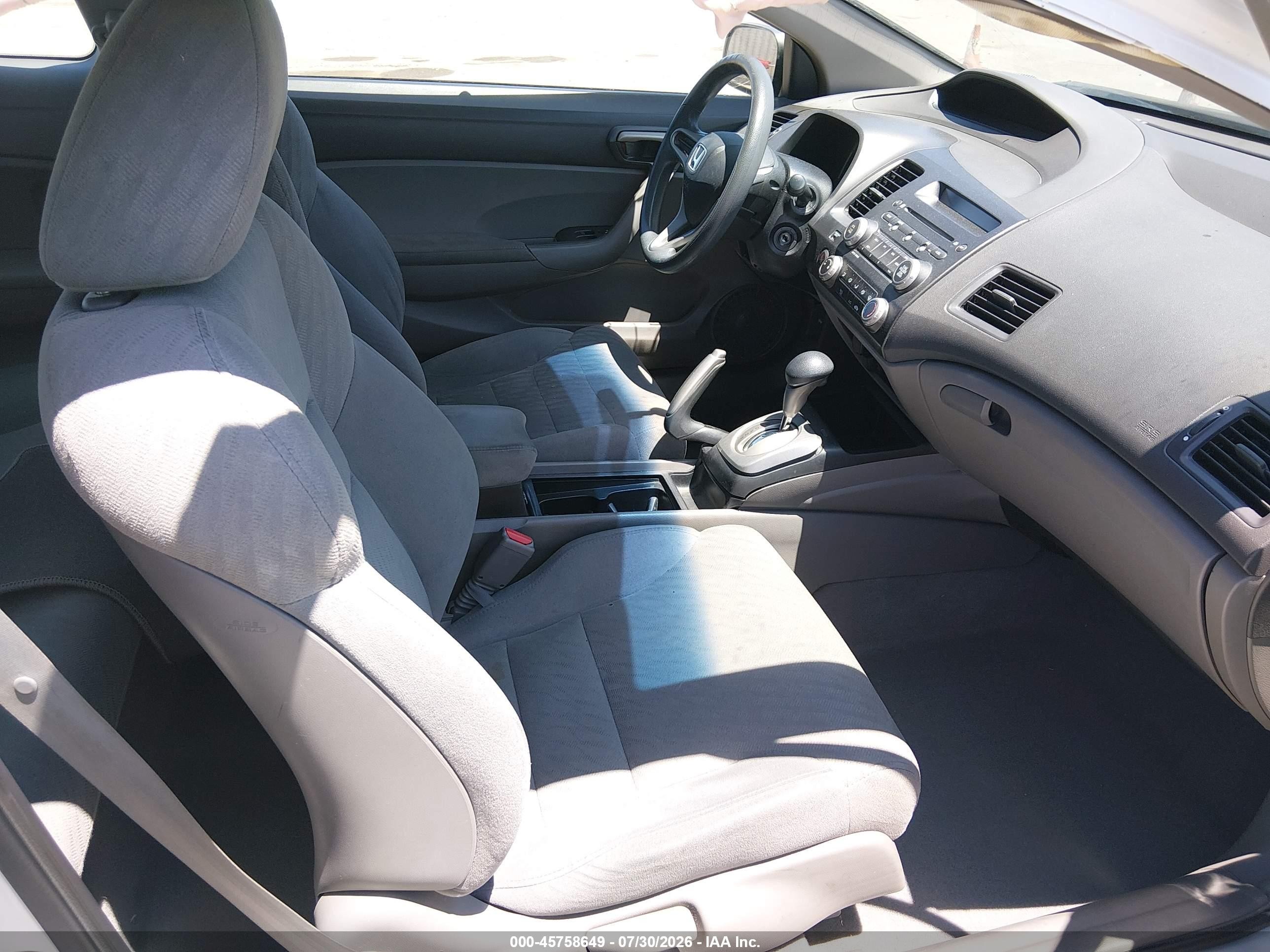 2011 Honda Civic Lx White vin: 2HGFG1B61BH504747