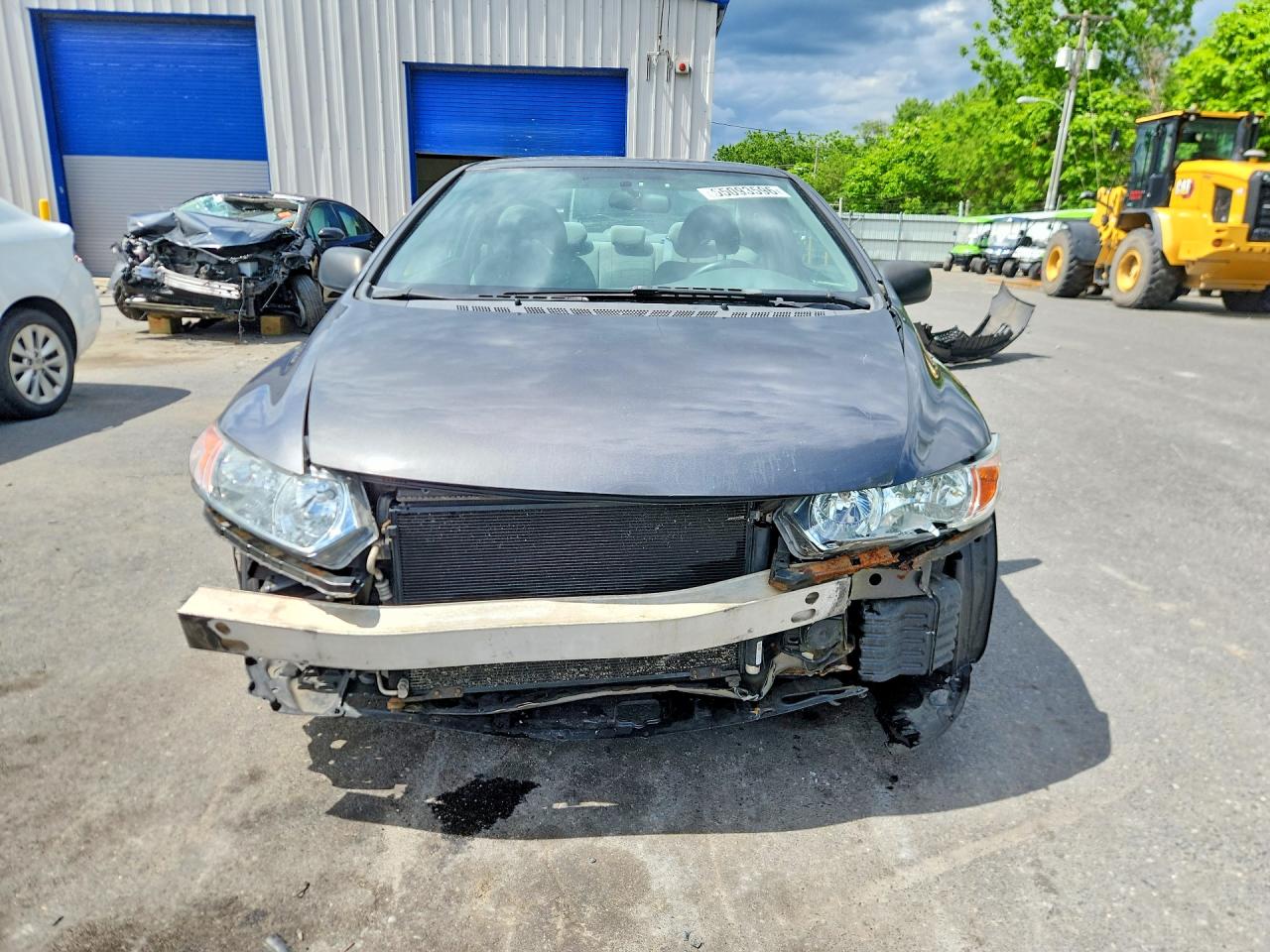 2011 Honda Civic Lx Gray vin: 2HGFG1B61BH505994