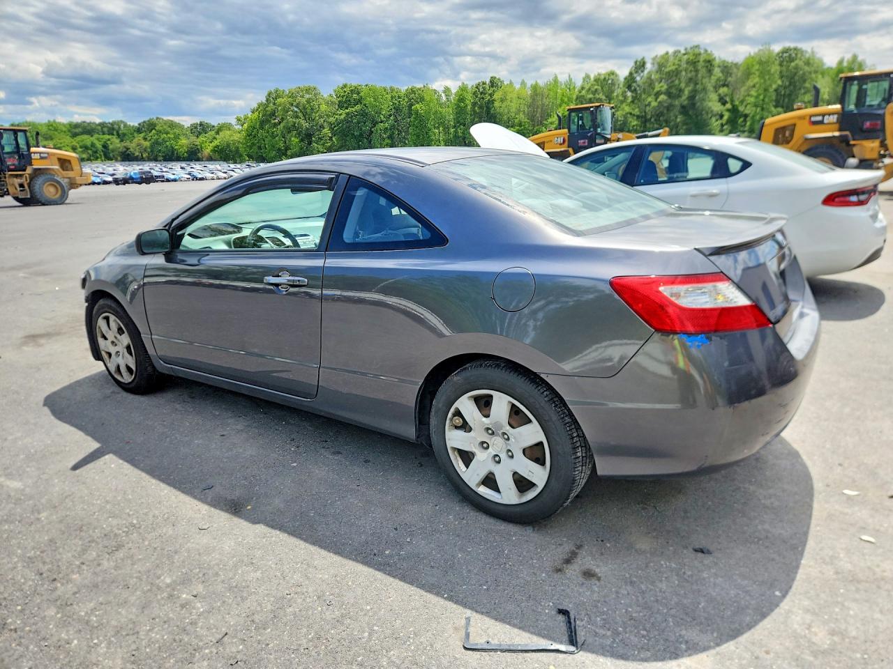 2011 Honda Civic Lx Gray vin: 2HGFG1B61BH505994