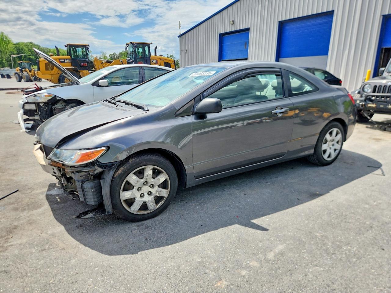2011 Honda Civic Lx Gray vin: 2HGFG1B61BH505994