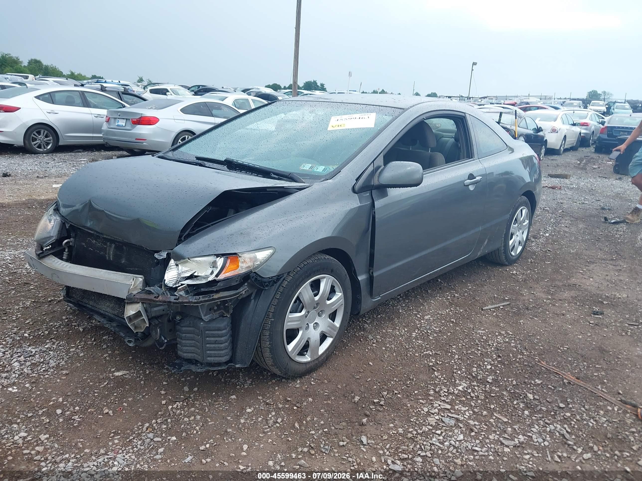 2010 Honda Civic Lx Silver vin: 2HGFG1B62AH500656