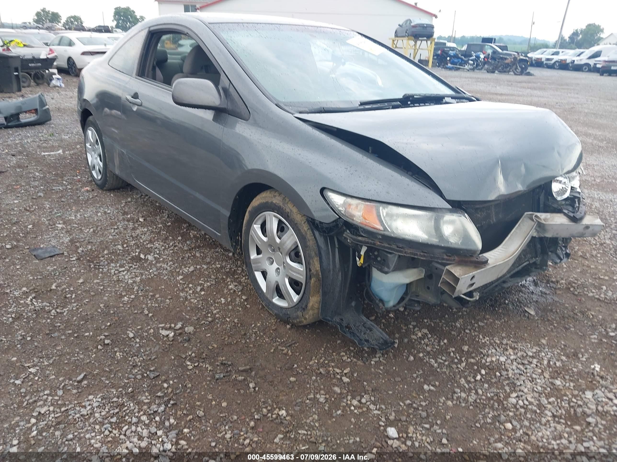 2010 Honda Civic Lx Silver vin: 2HGFG1B62AH500656