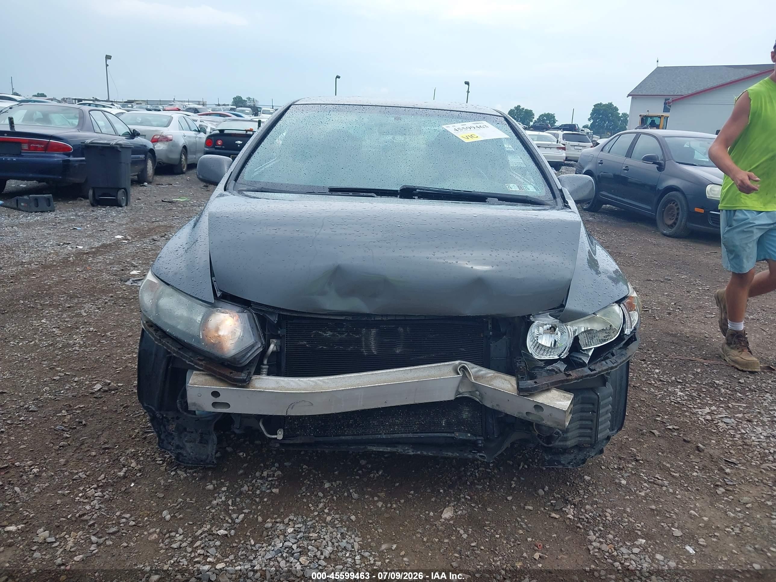 2010 Honda Civic Lx Silver vin: 2HGFG1B62AH500656