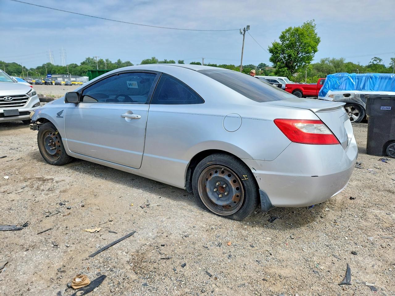 2010 Honda Civic Lx Silver vin: 2HGFG1B62AH509146