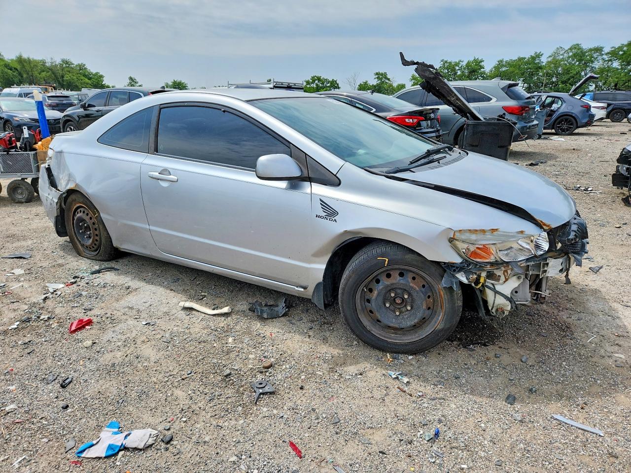 2010 Honda Civic Lx Silver vin: 2HGFG1B62AH509146