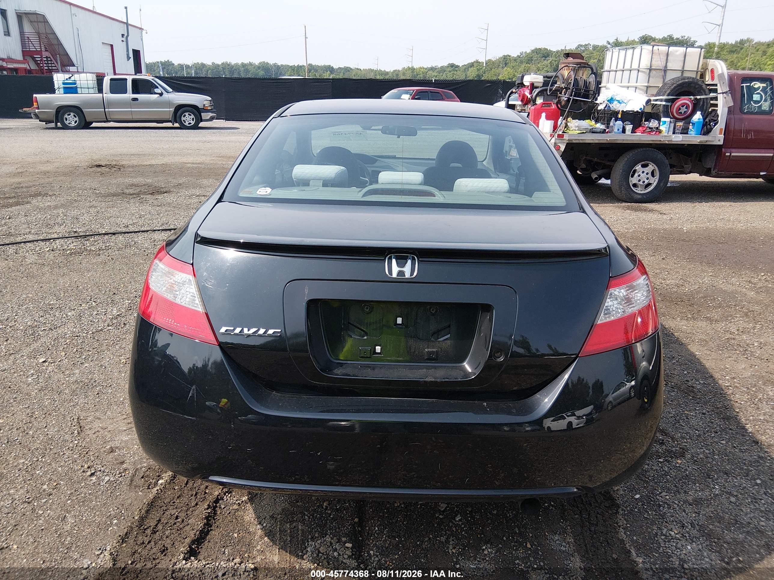 2010 Honda Civic Lx Black vin: 2HGFG1B62AH523466