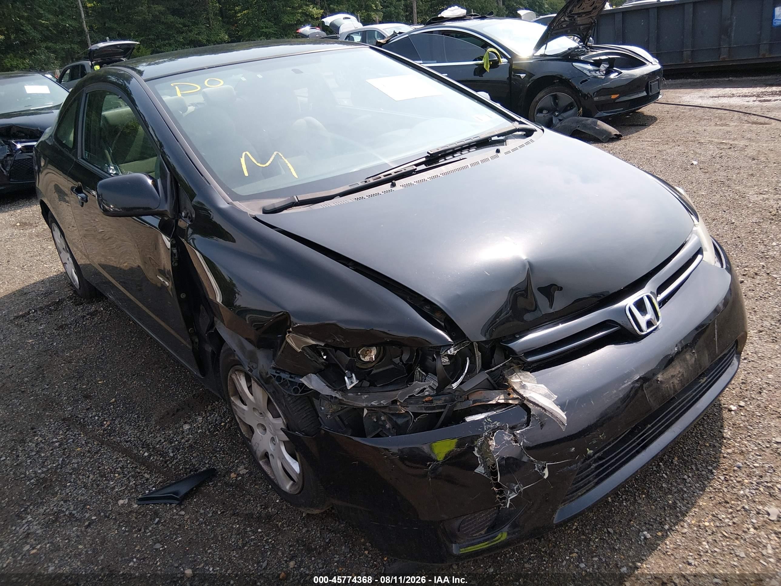 2010 Honda Civic Lx Black vin: 2HGFG1B62AH523466