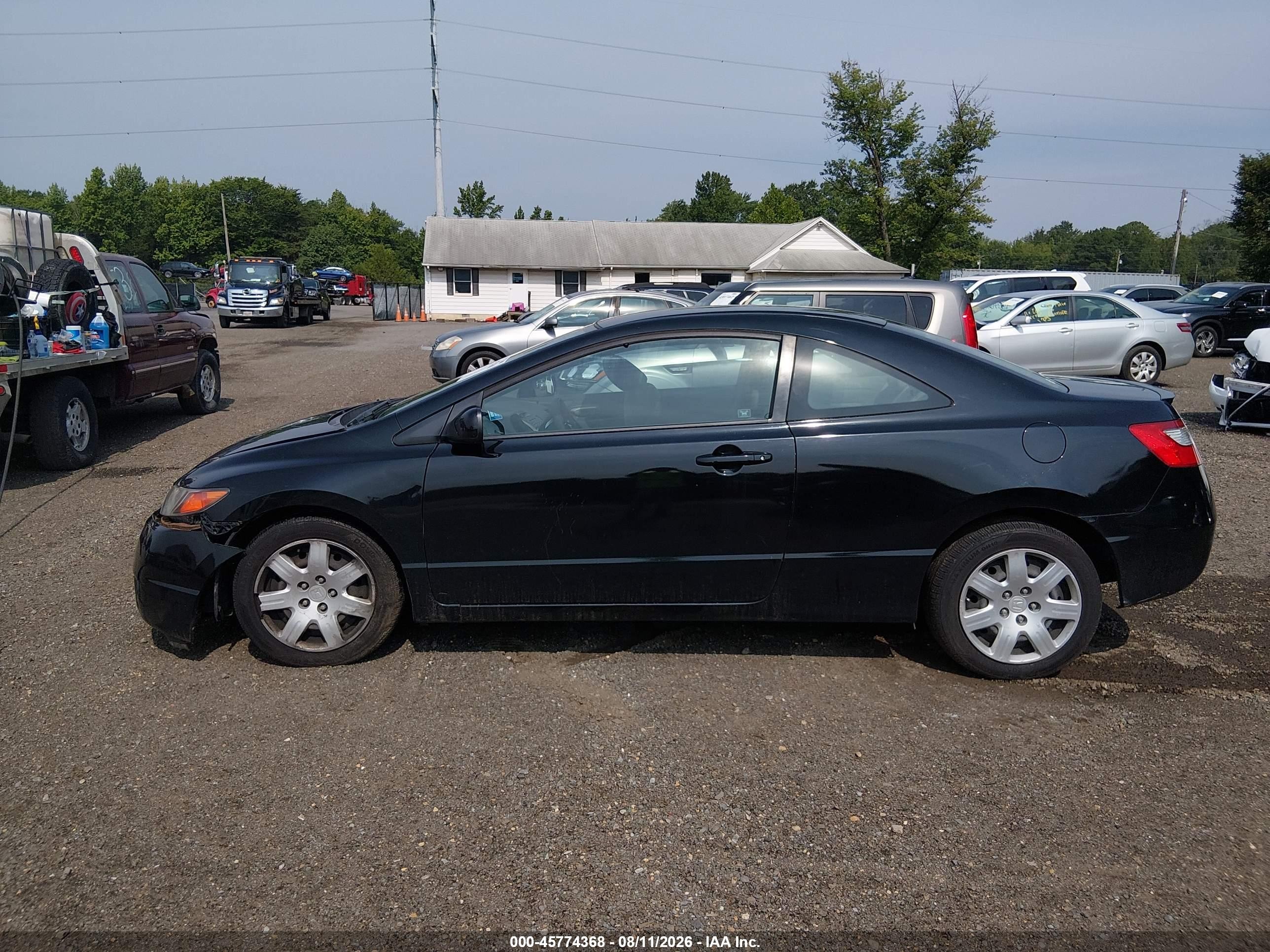2010 Honda Civic Lx Black vin: 2HGFG1B62AH523466