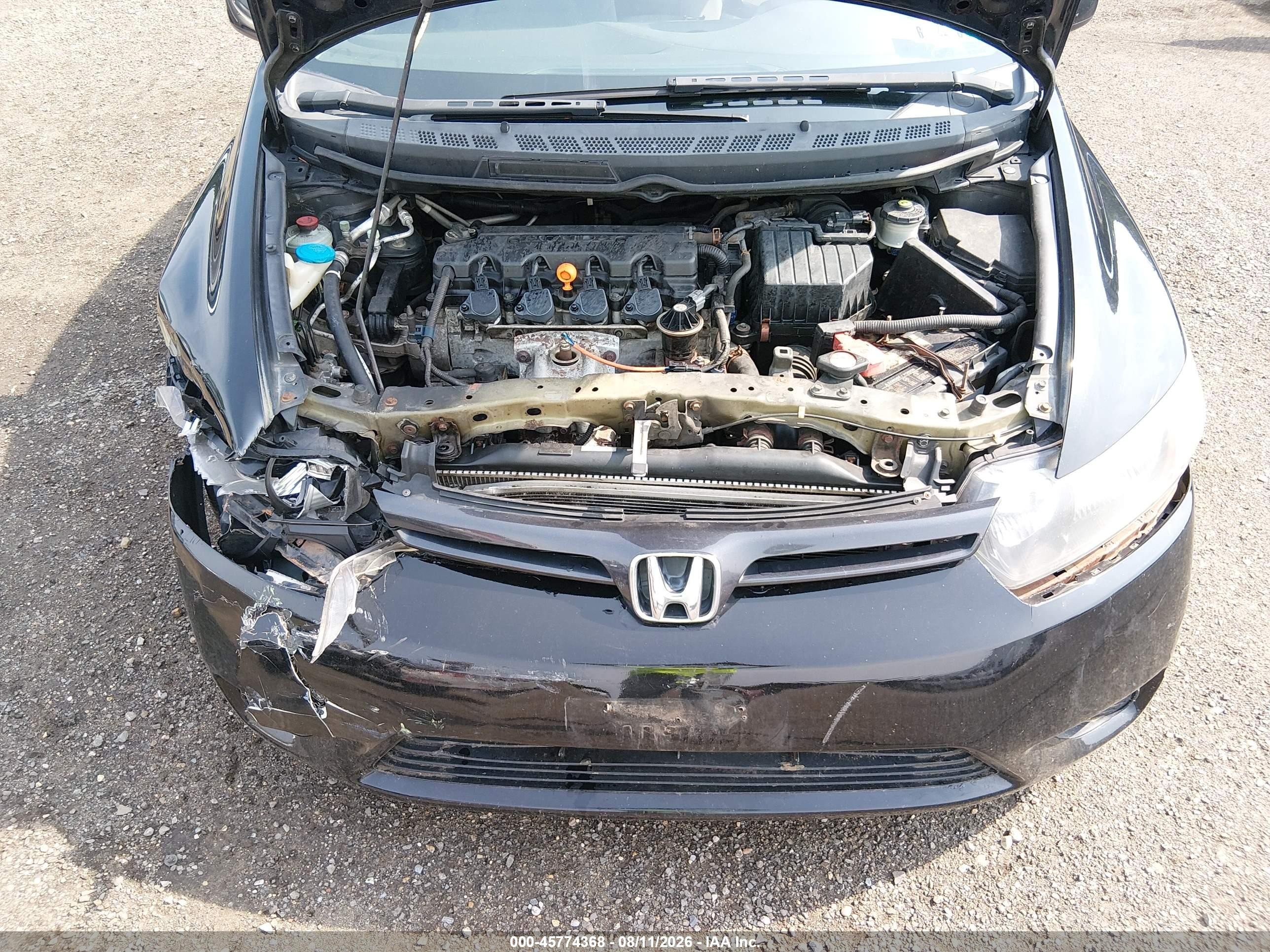 2010 Honda Civic Lx Black vin: 2HGFG1B62AH523466