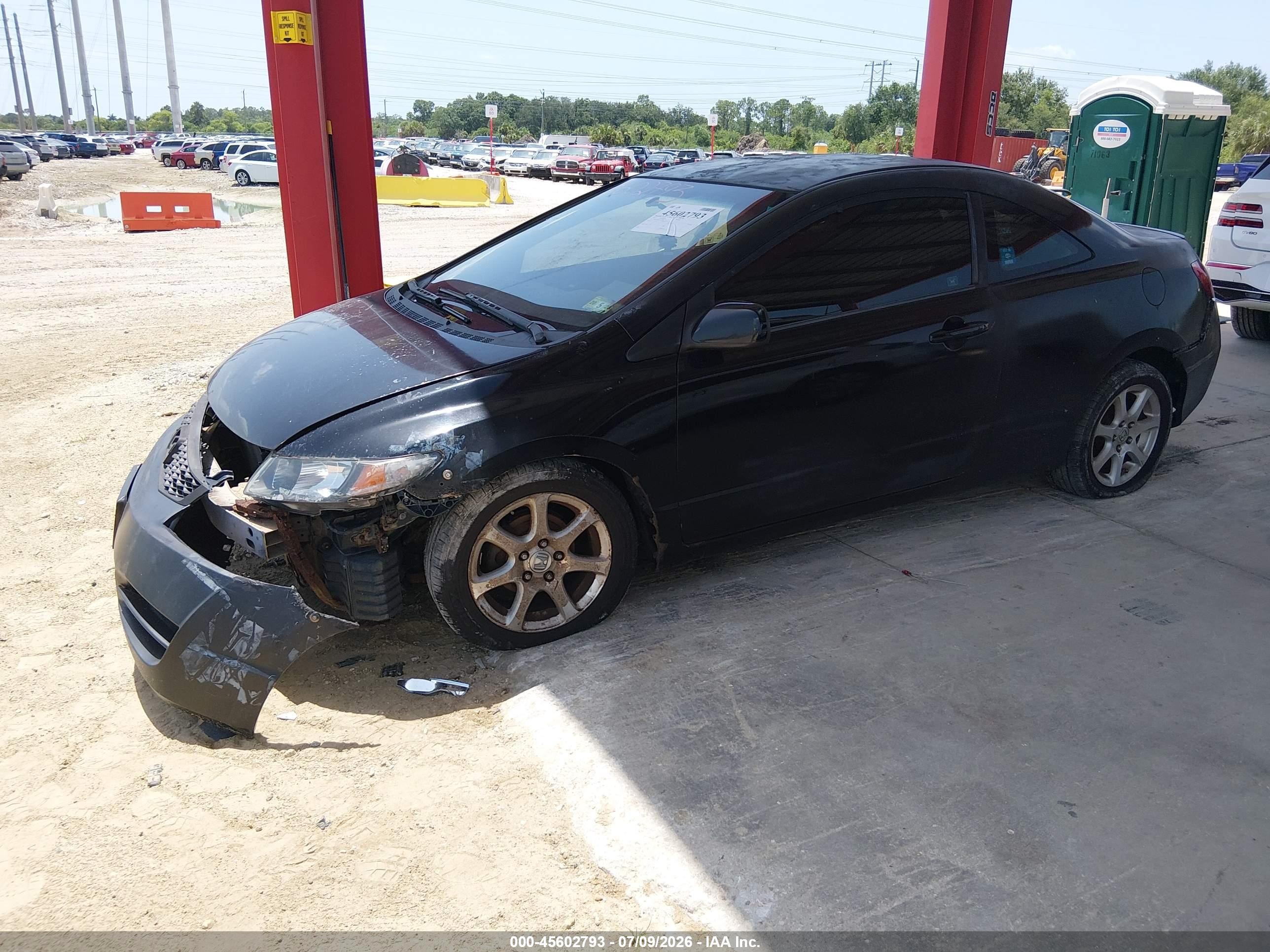 2010 Honda Civic Lx Black vin: 2HGFG1B62AH526884