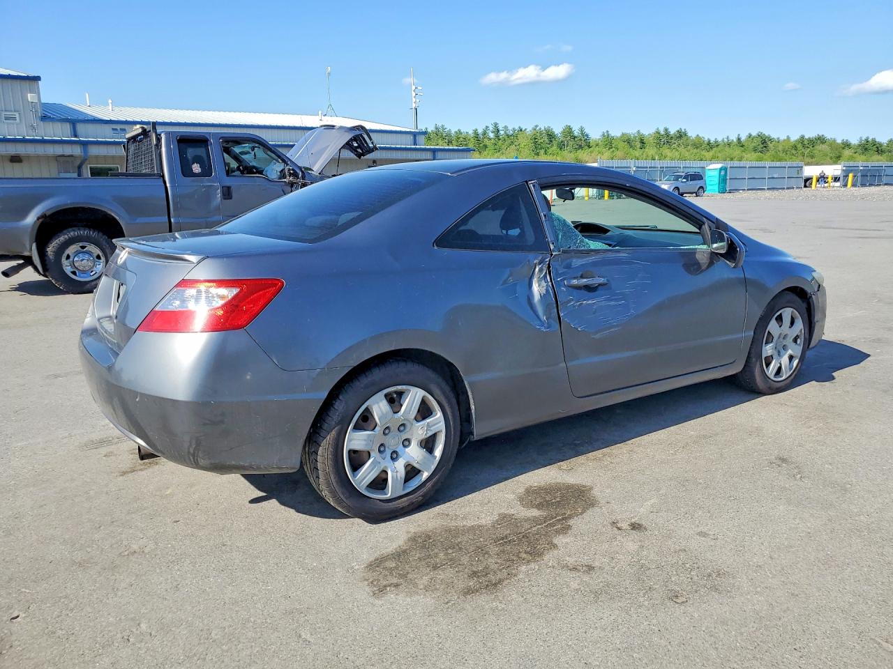 2011 Honda Civic Lx Gray vin: 2HGFG1B62BH514722