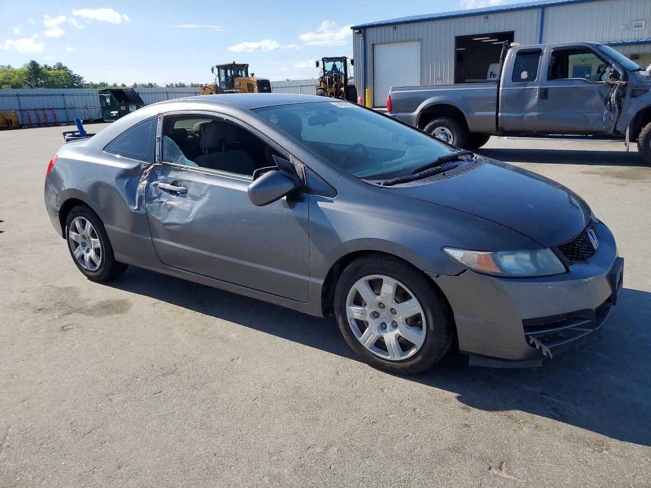 2011 Honda Civic Lx Gray vin: 2HGFG1B62BH514722
