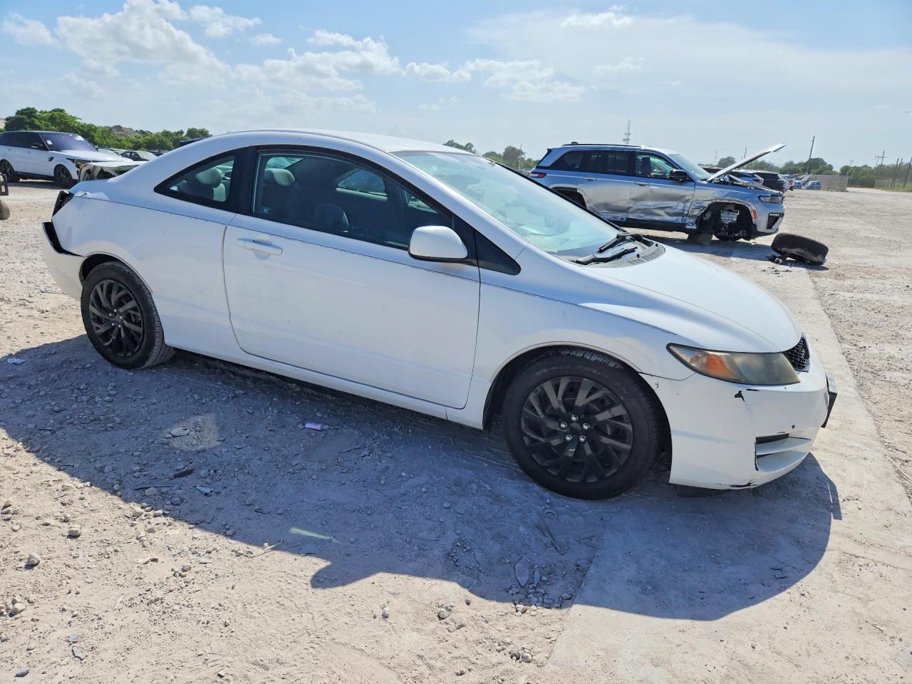 2011 Honda Civic Lx White vin: 2HGFG1B62BH517068