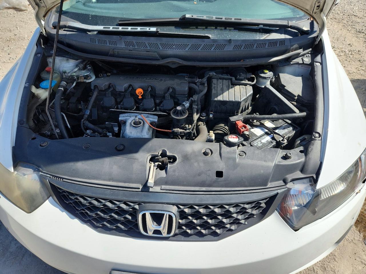 2011 Honda Civic Lx White vin: 2HGFG1B62BH517068