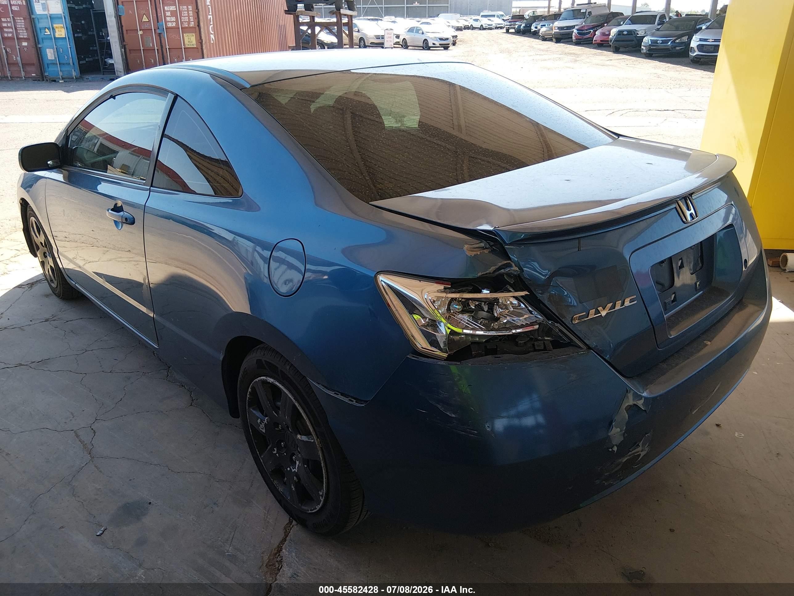 2010 Honda Civic Lx Blue vin: 2HGFG1B63AH503324