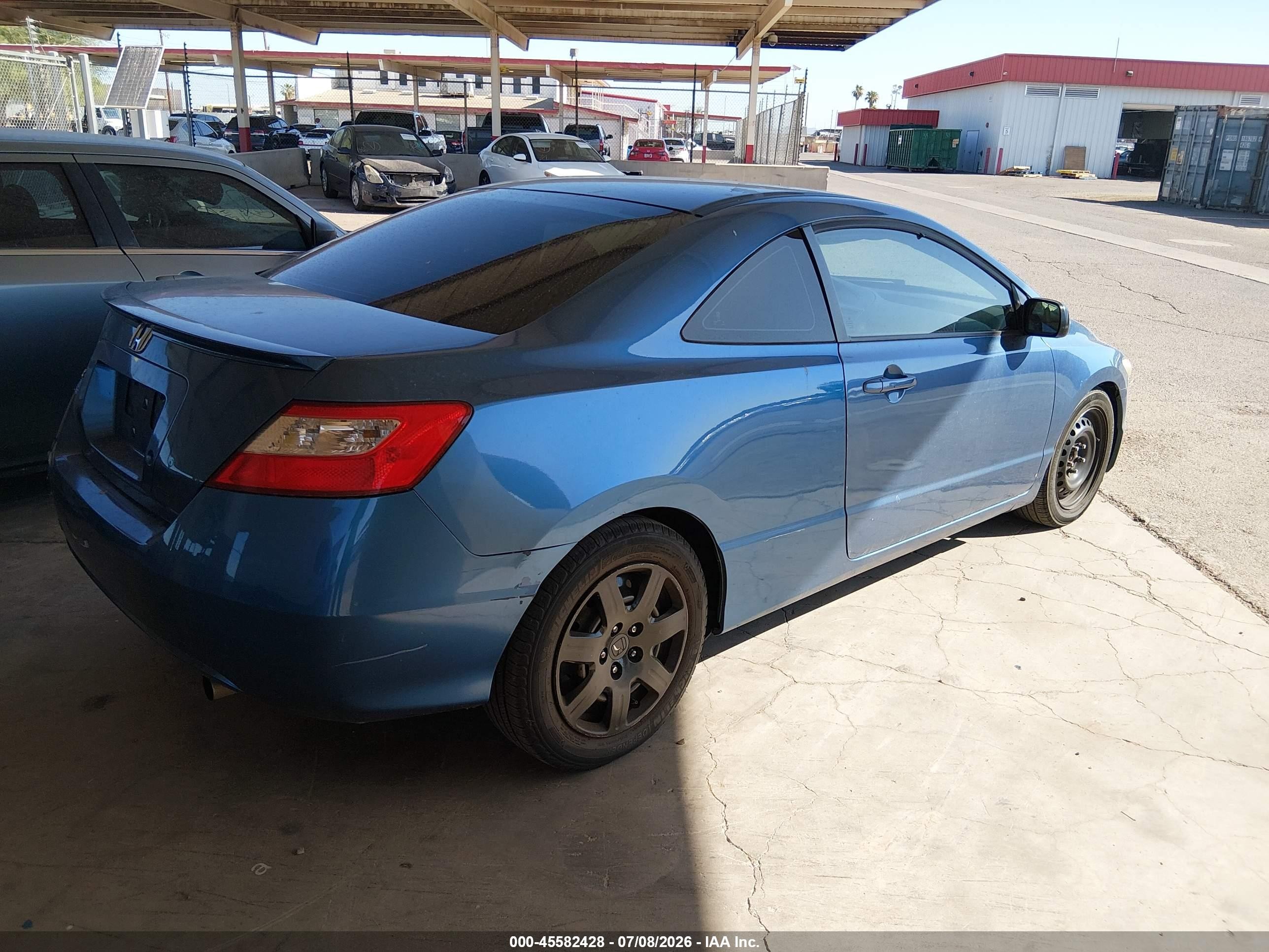 2010 Honda Civic Lx Blue vin: 2HGFG1B63AH503324