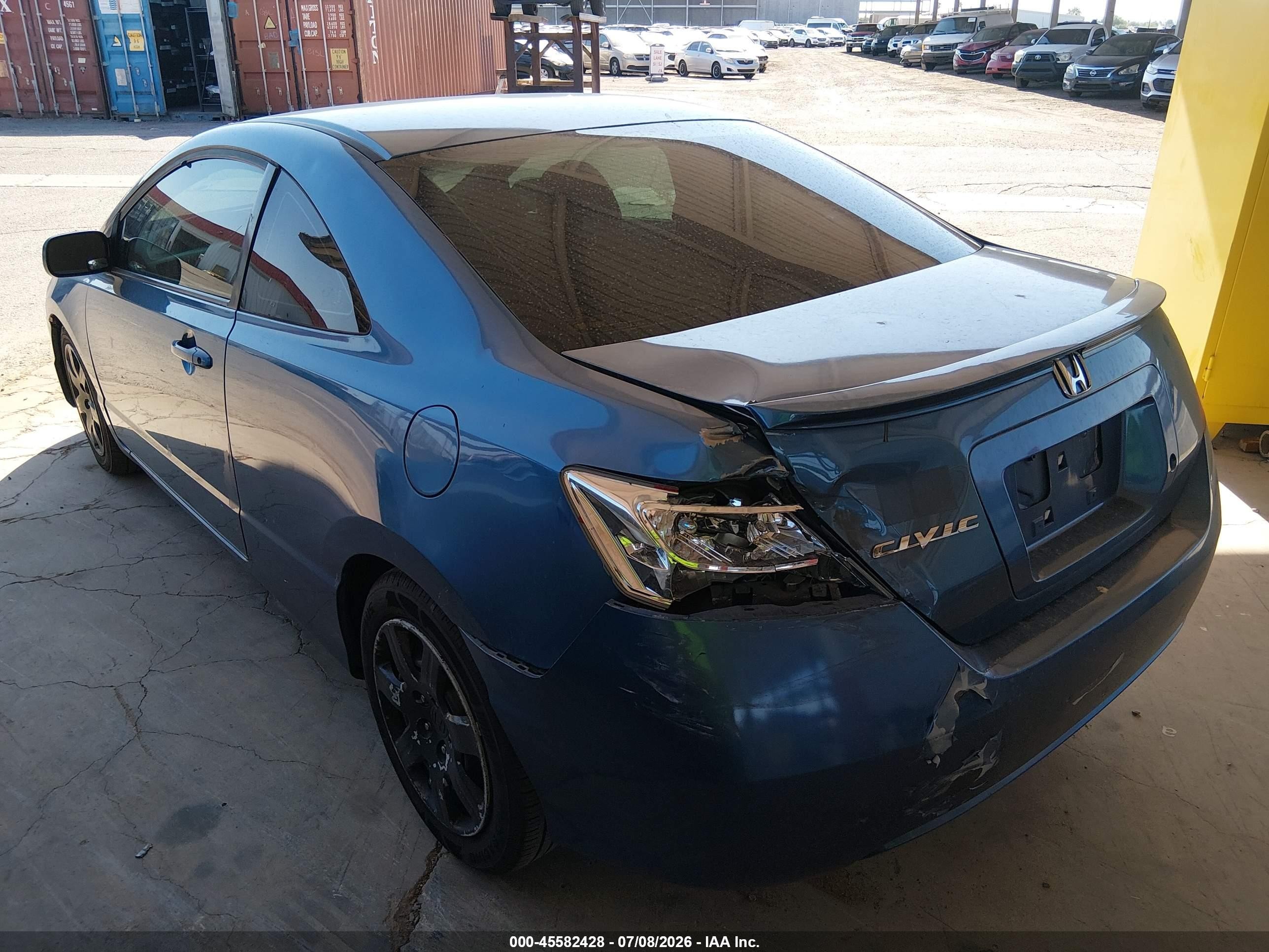 2010 Honda Civic Lx Blue vin: 2HGFG1B63AH503324