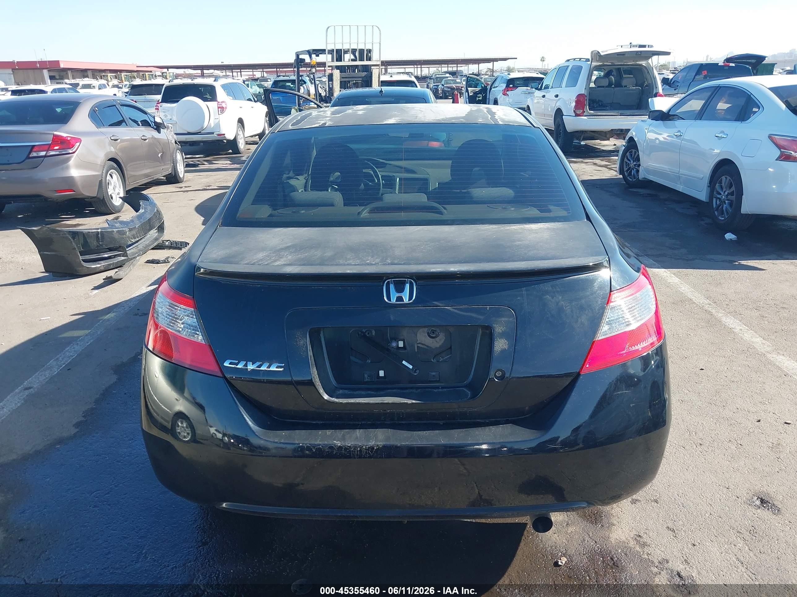 2010 Honda Civic Lx Black vin: 2HGFG1B63AH503730