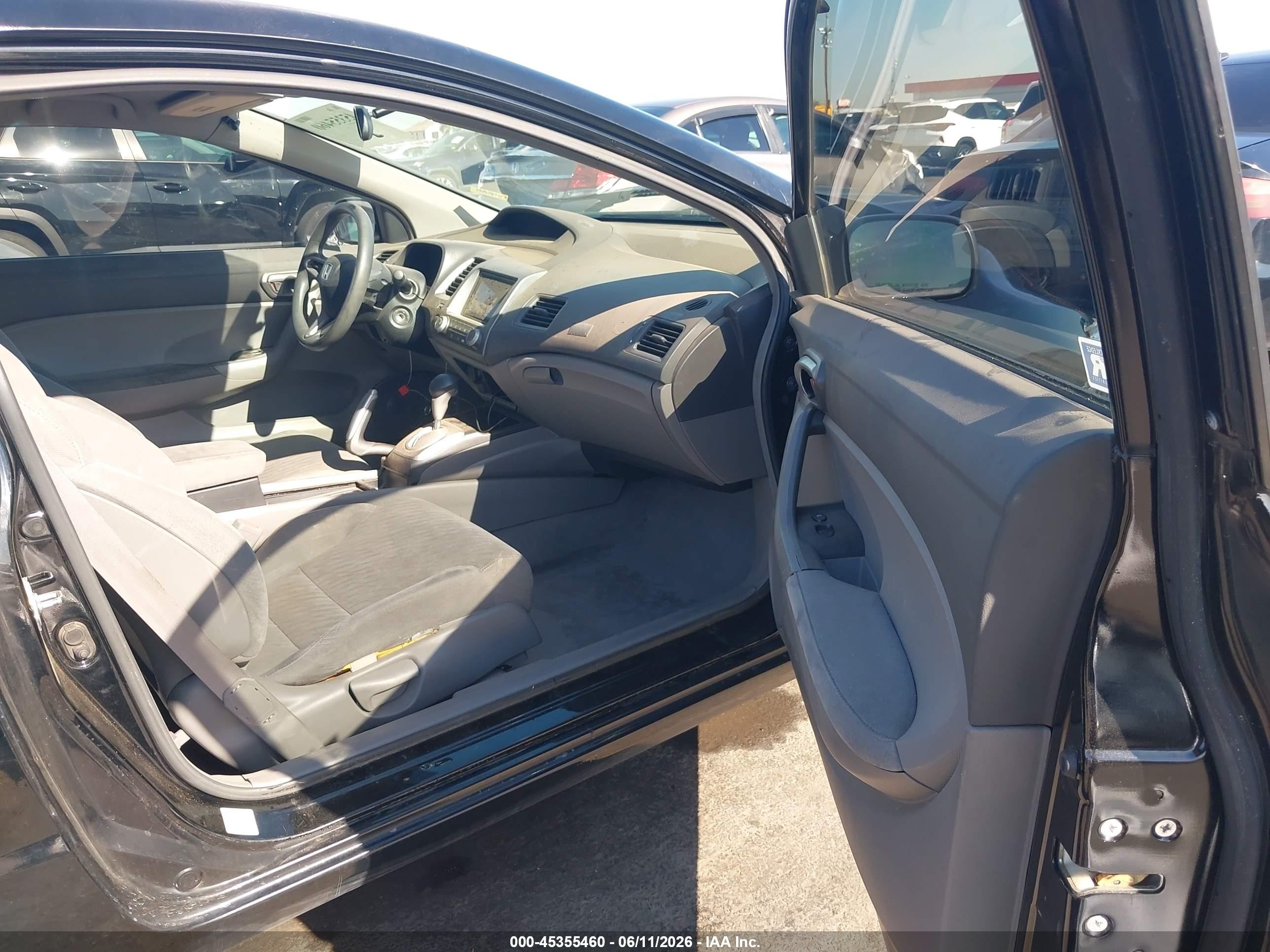2010 Honda Civic Lx Black vin: 2HGFG1B63AH503730