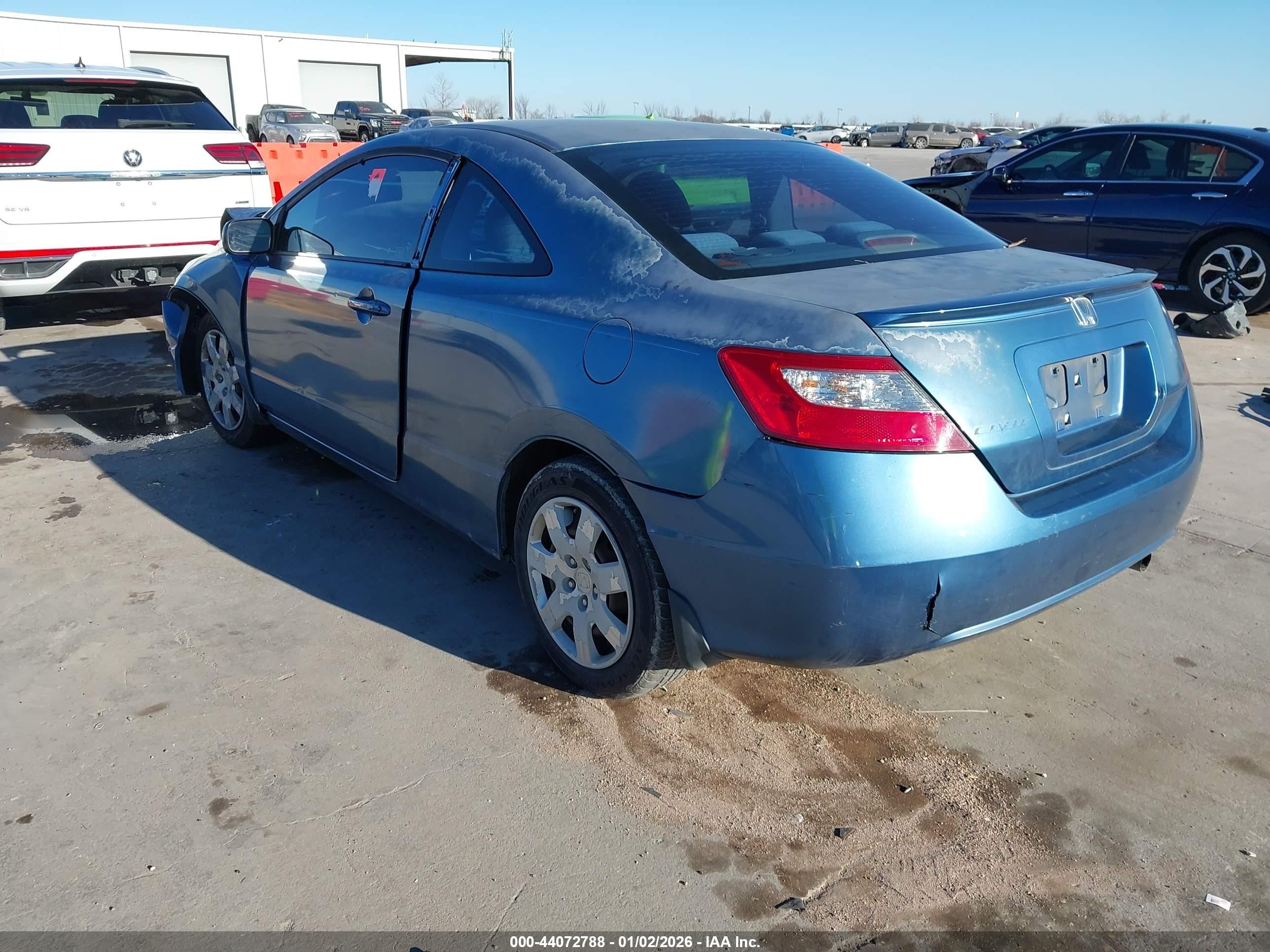 2010 Honda Civic Lx Blue vin: 2HGFG1B63AH513240