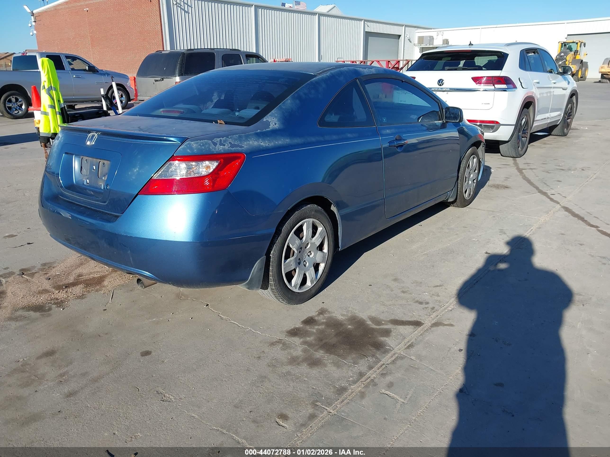 2010 Honda Civic Lx Blue vin: 2HGFG1B63AH513240