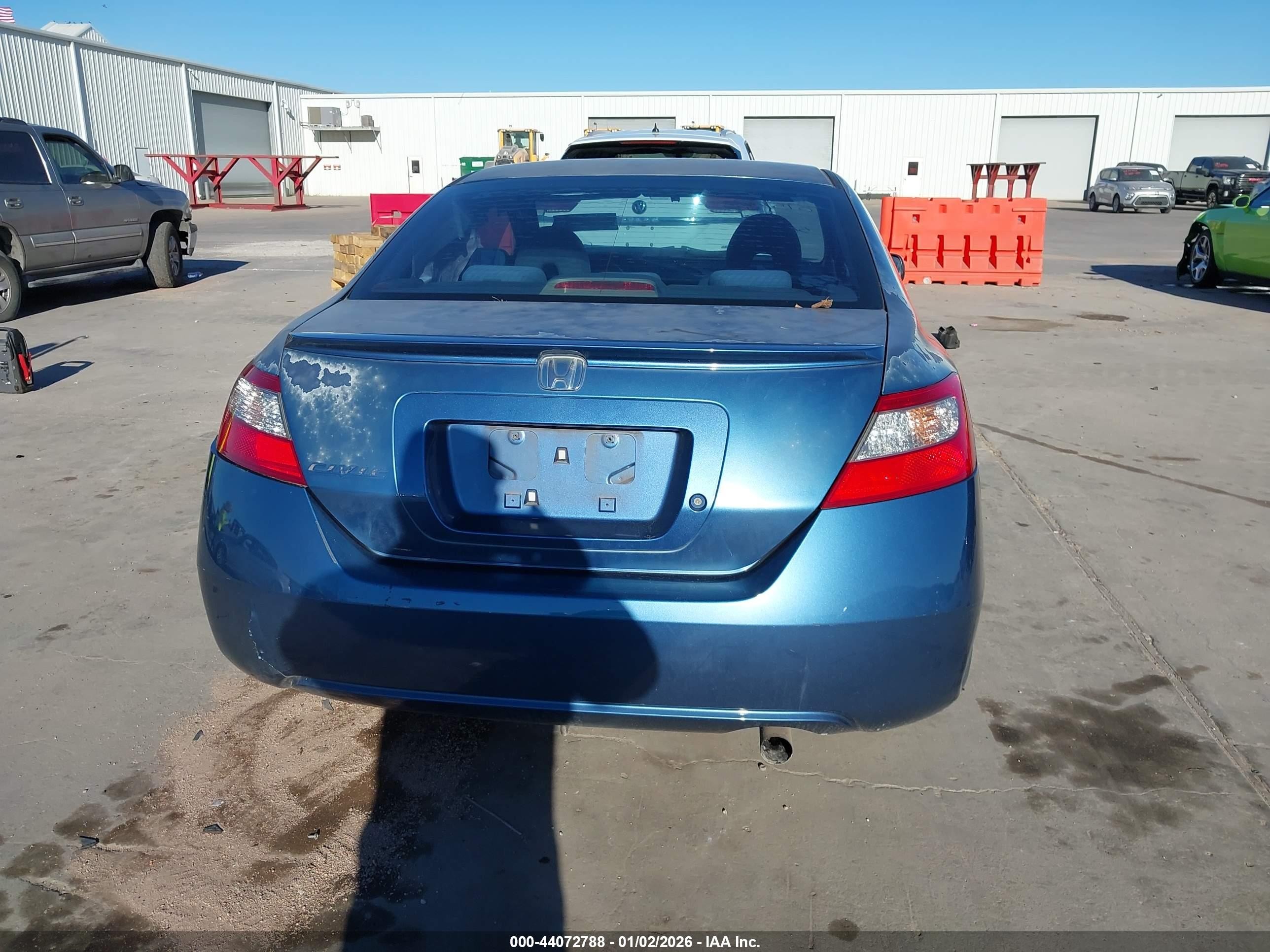 2010 Honda Civic Lx Blue vin: 2HGFG1B63AH513240