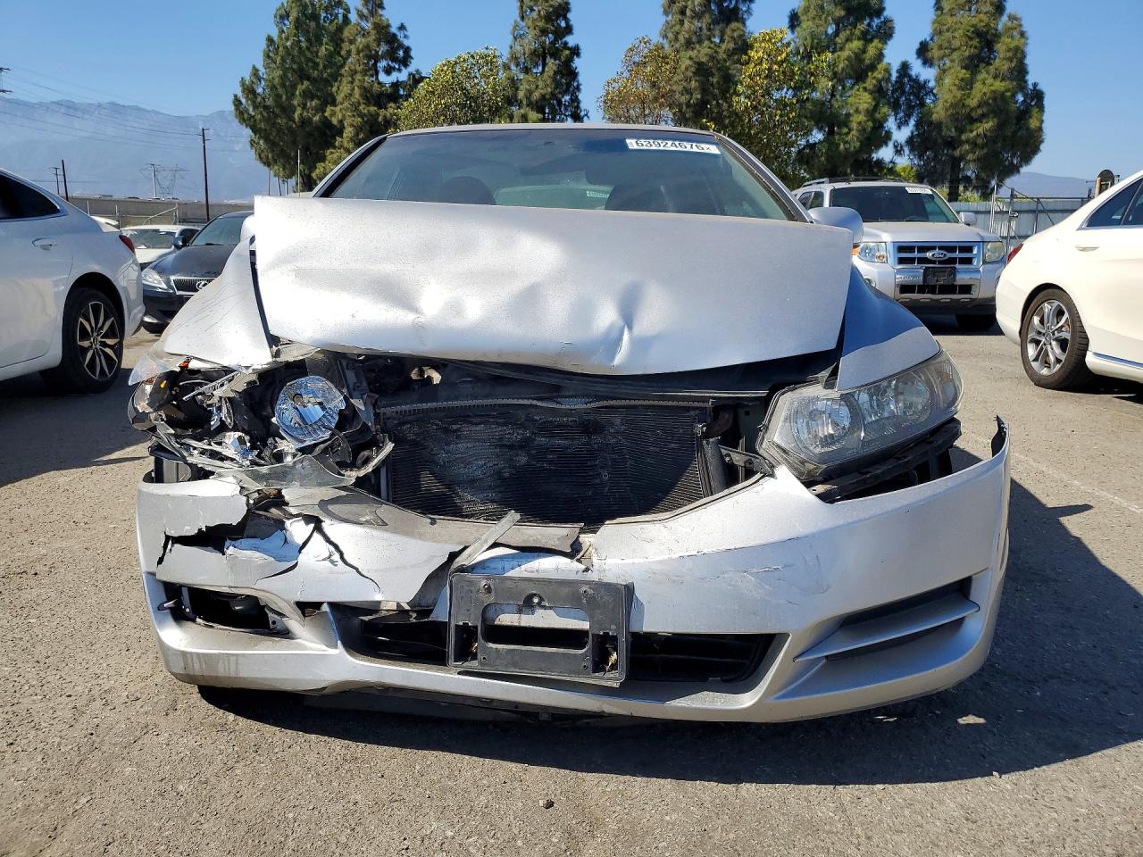 2010 Honda Civic Lx Silver vin: 2HGFG1B63AH522116