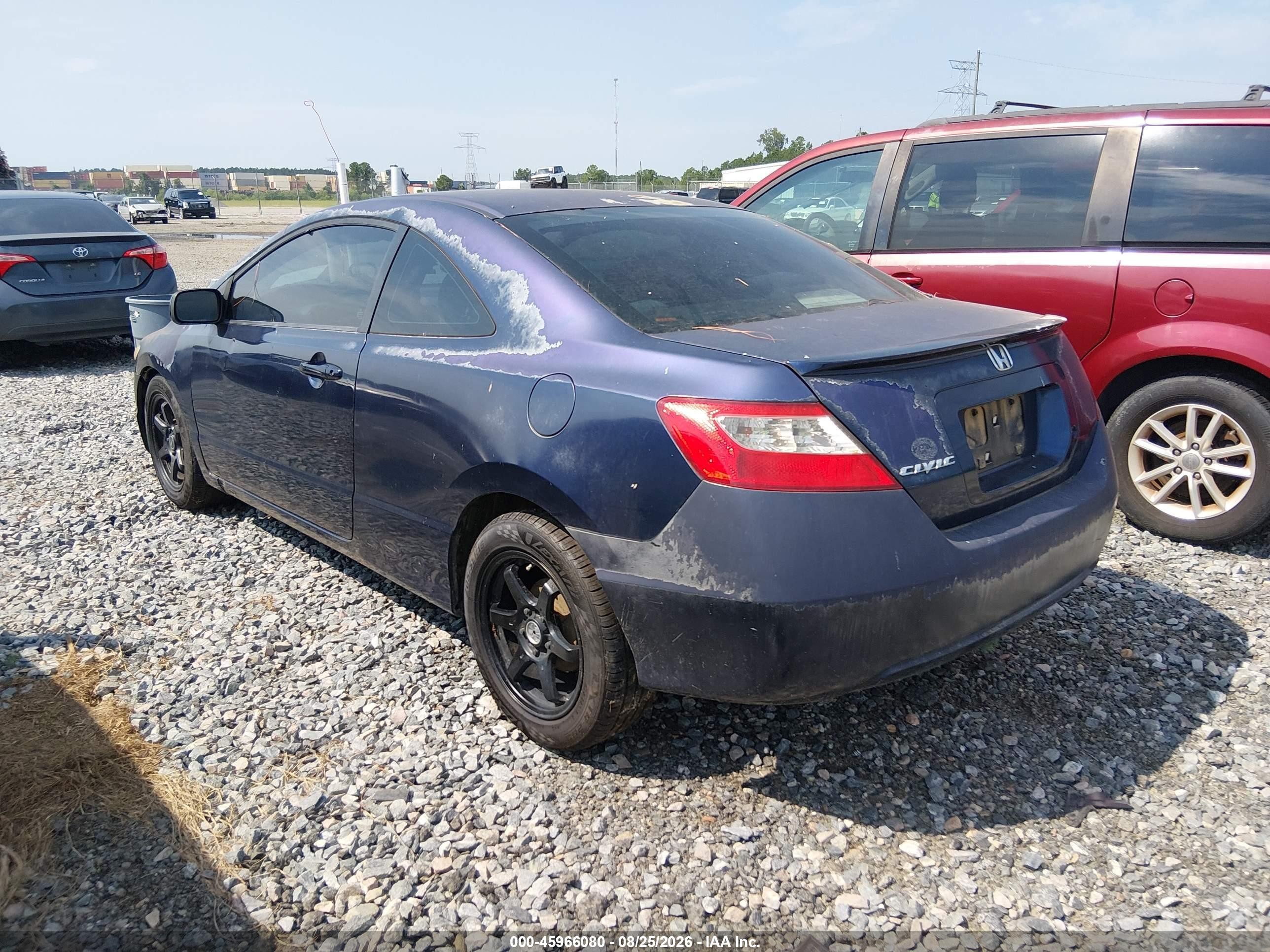 2010 Honda Civic Lx Blue vin: 2HGFG1B63AH531947