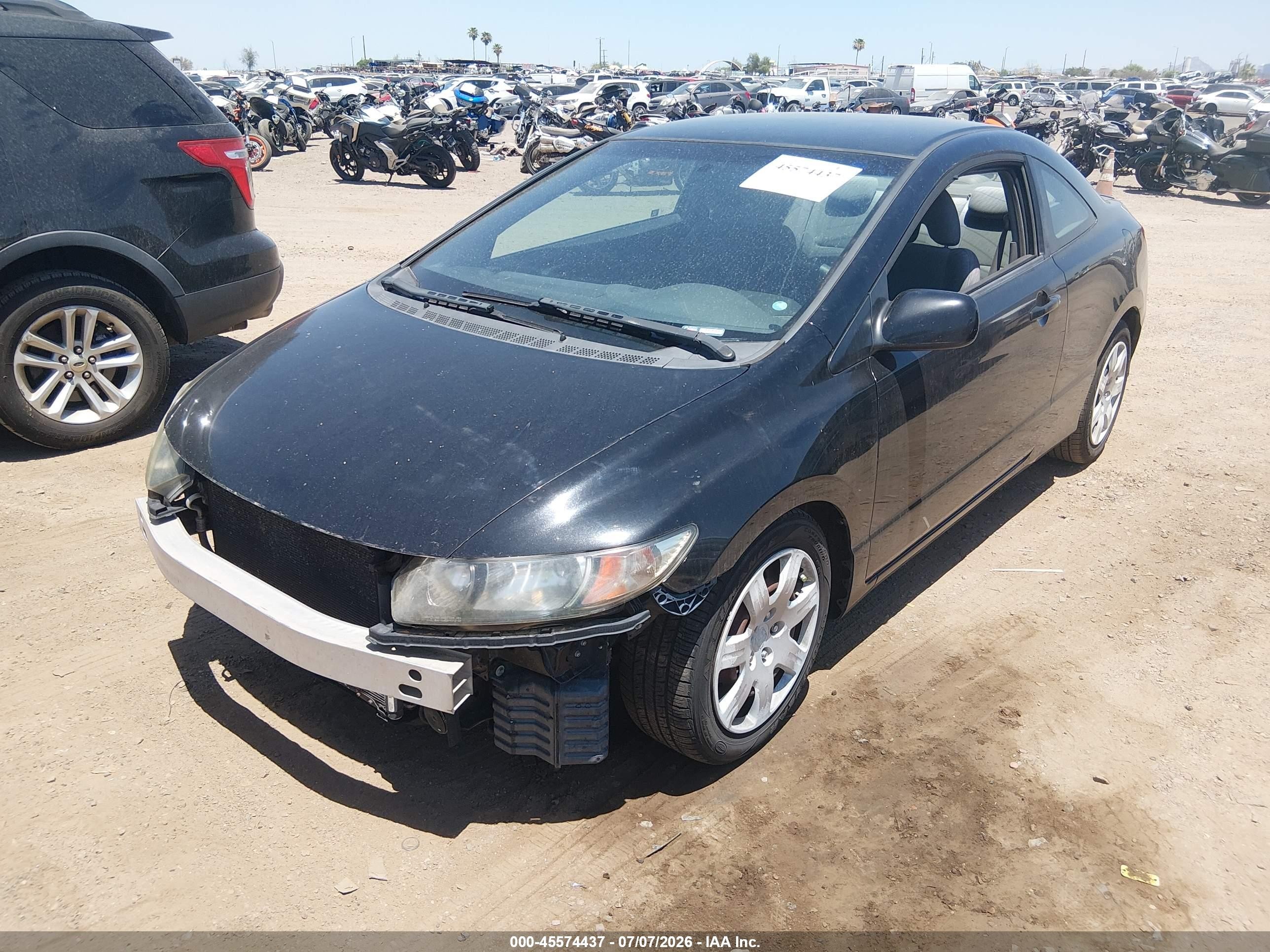 2010 Honda Civic Lx Black vin: 2HGFG1B63AH533441