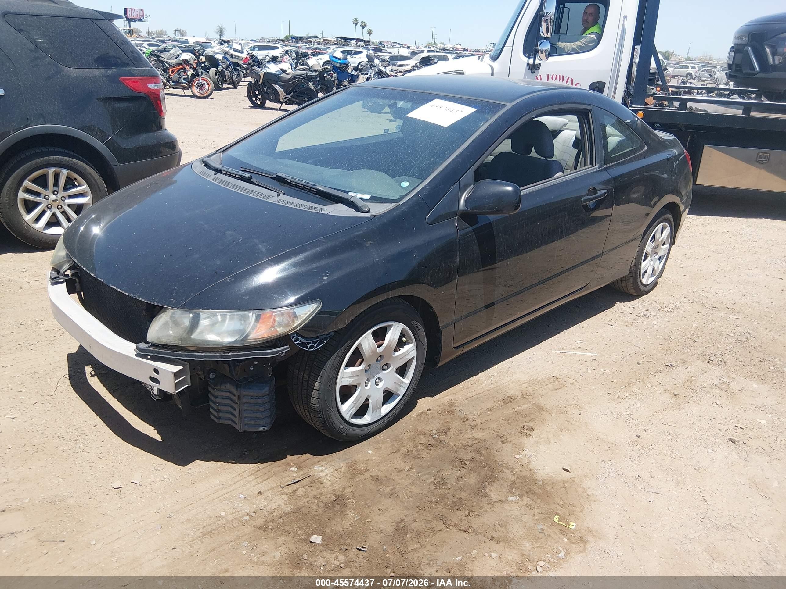 2010 Honda Civic Lx Black vin: 2HGFG1B63AH533441