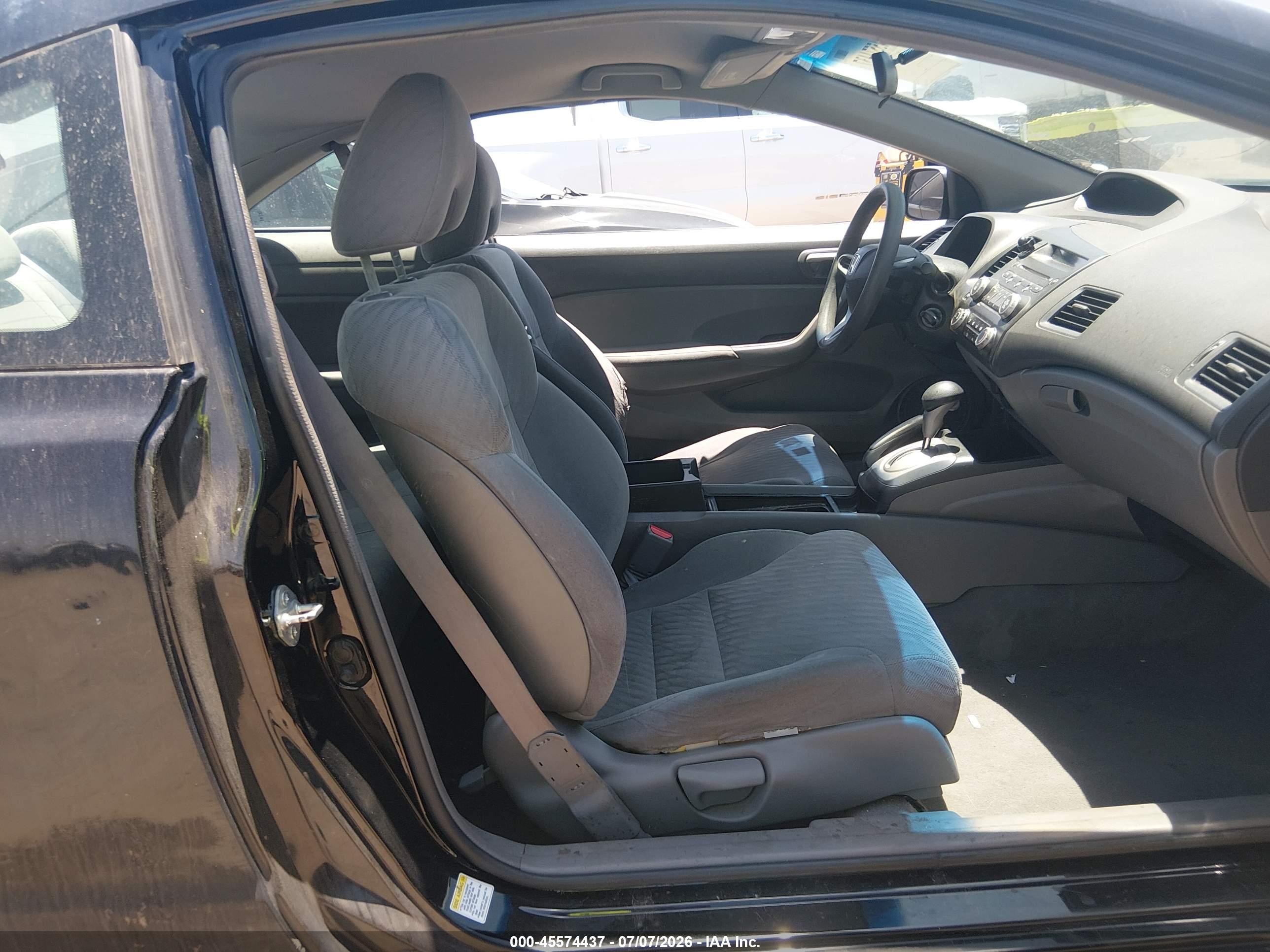 2010 Honda Civic Lx Black vin: 2HGFG1B63AH533441