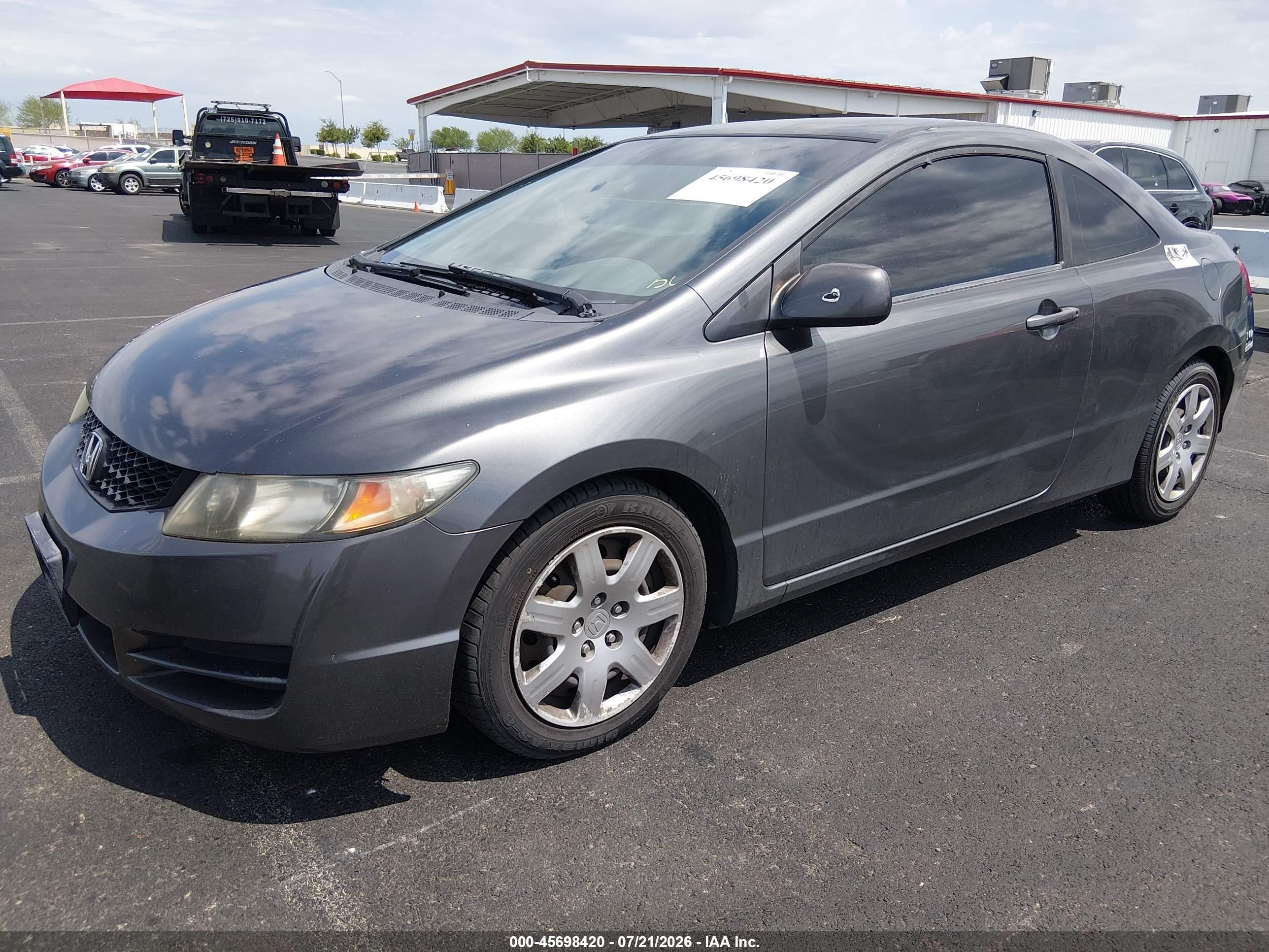 2010 Honda Civic Lx Серый vin: 2HGFG1B63AH535562