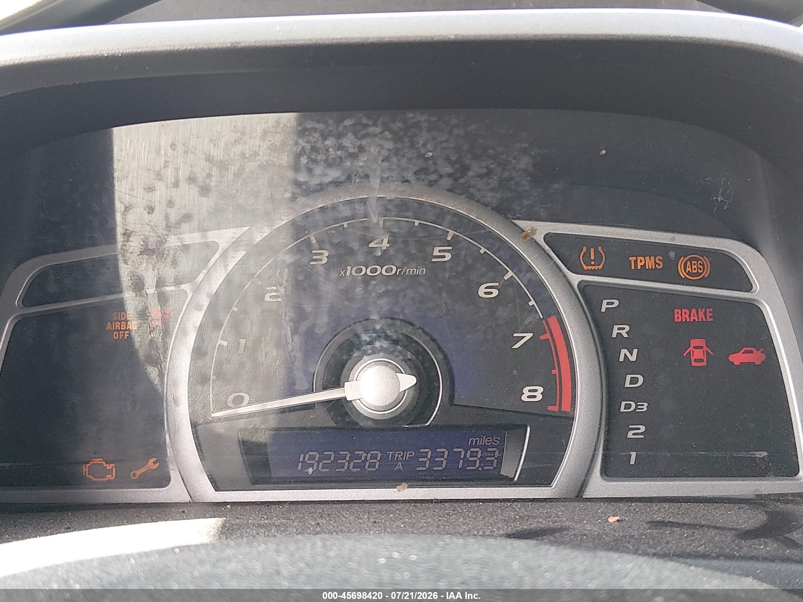 2010 Honda Civic Lx Серый vin: 2HGFG1B63AH535562