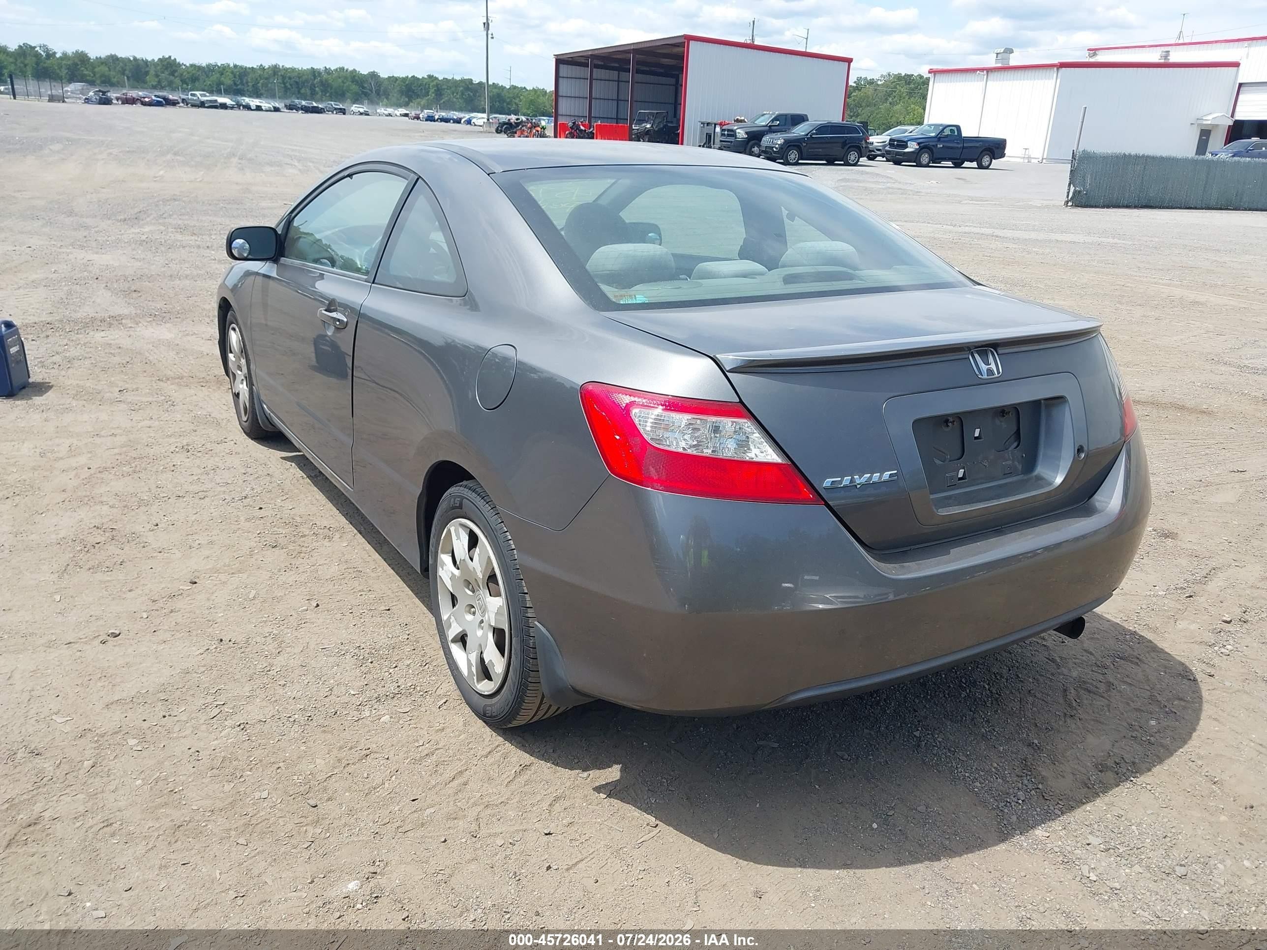 2011 Honda Civic Lx Gray vin: 2HGFG1B63BH504149