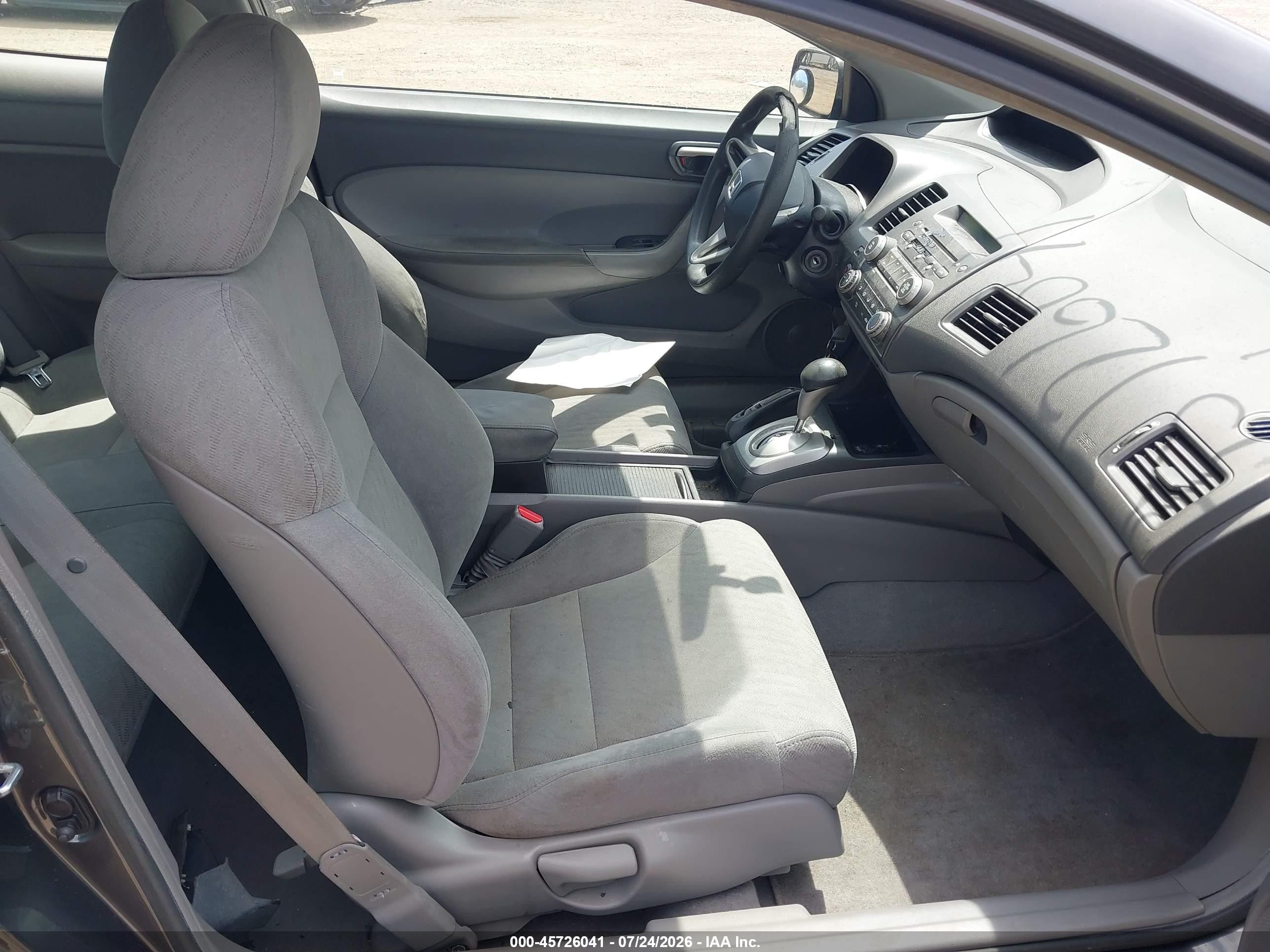 2011 Honda Civic Lx Gray vin: 2HGFG1B63BH504149