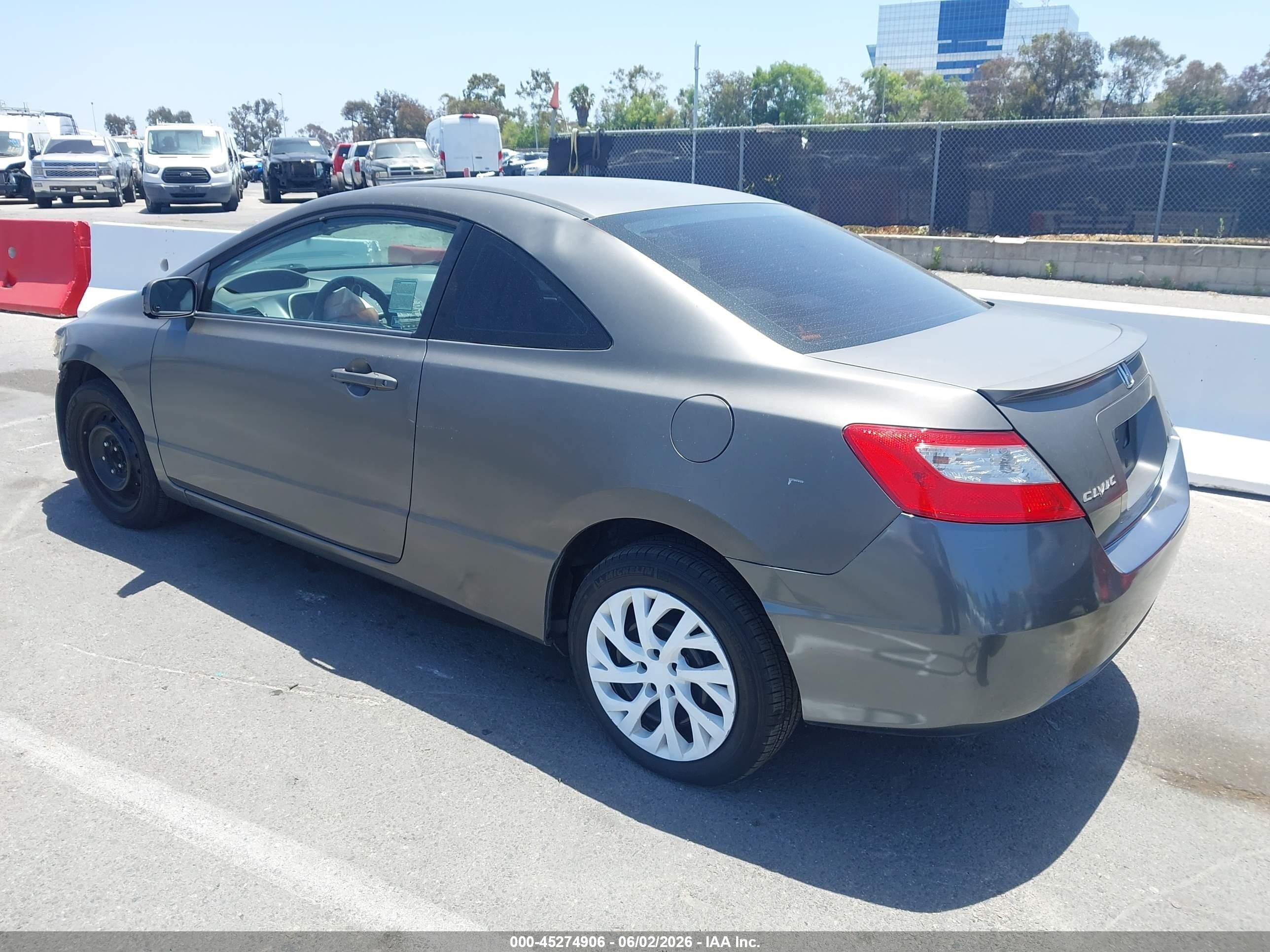 2010 Honda Civic Lx Gray vin: 2HGFG1B64AH508810